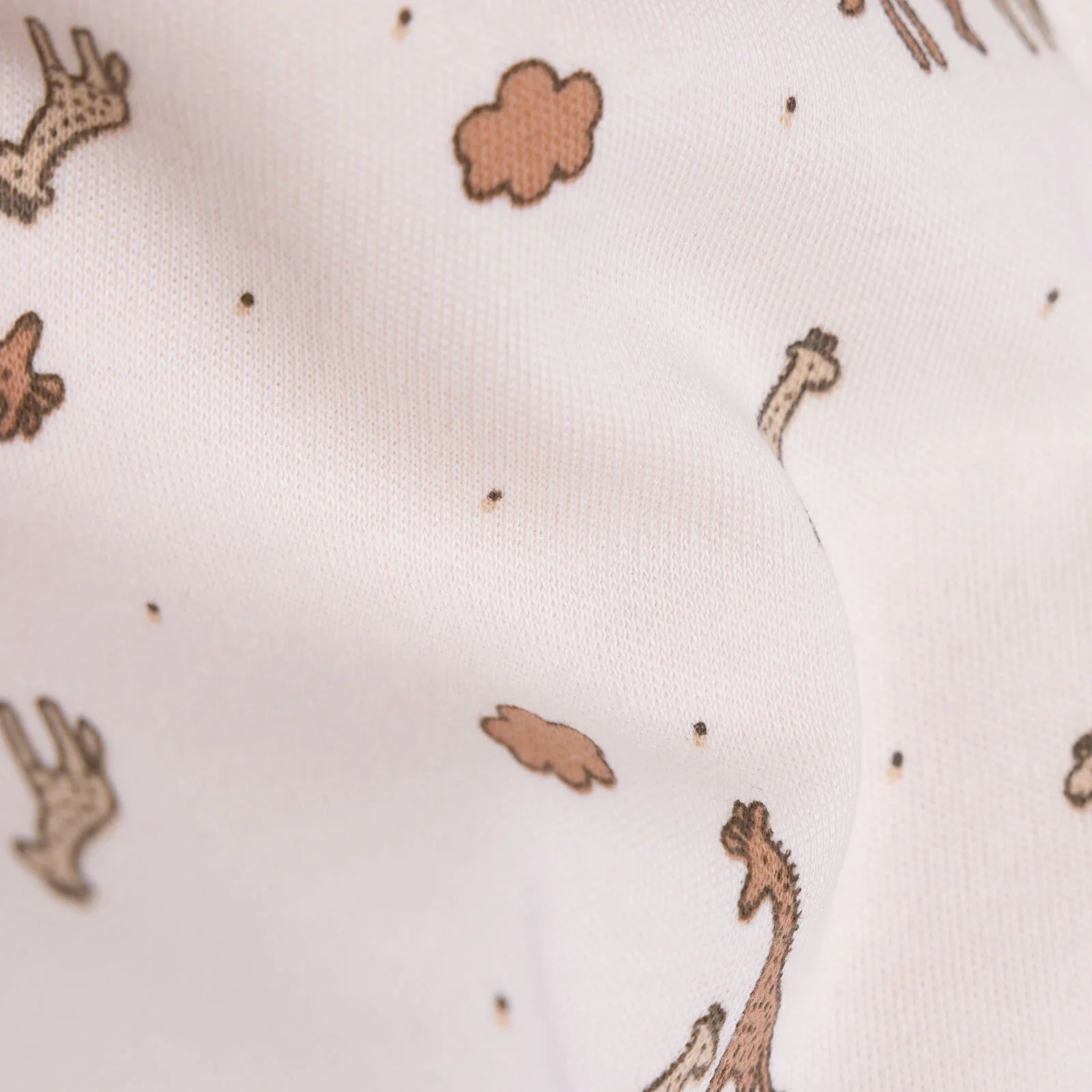 HelloBaby Unisex Wrapover Top - Footed Bottom - Beige - mezetto ebebek ebebek