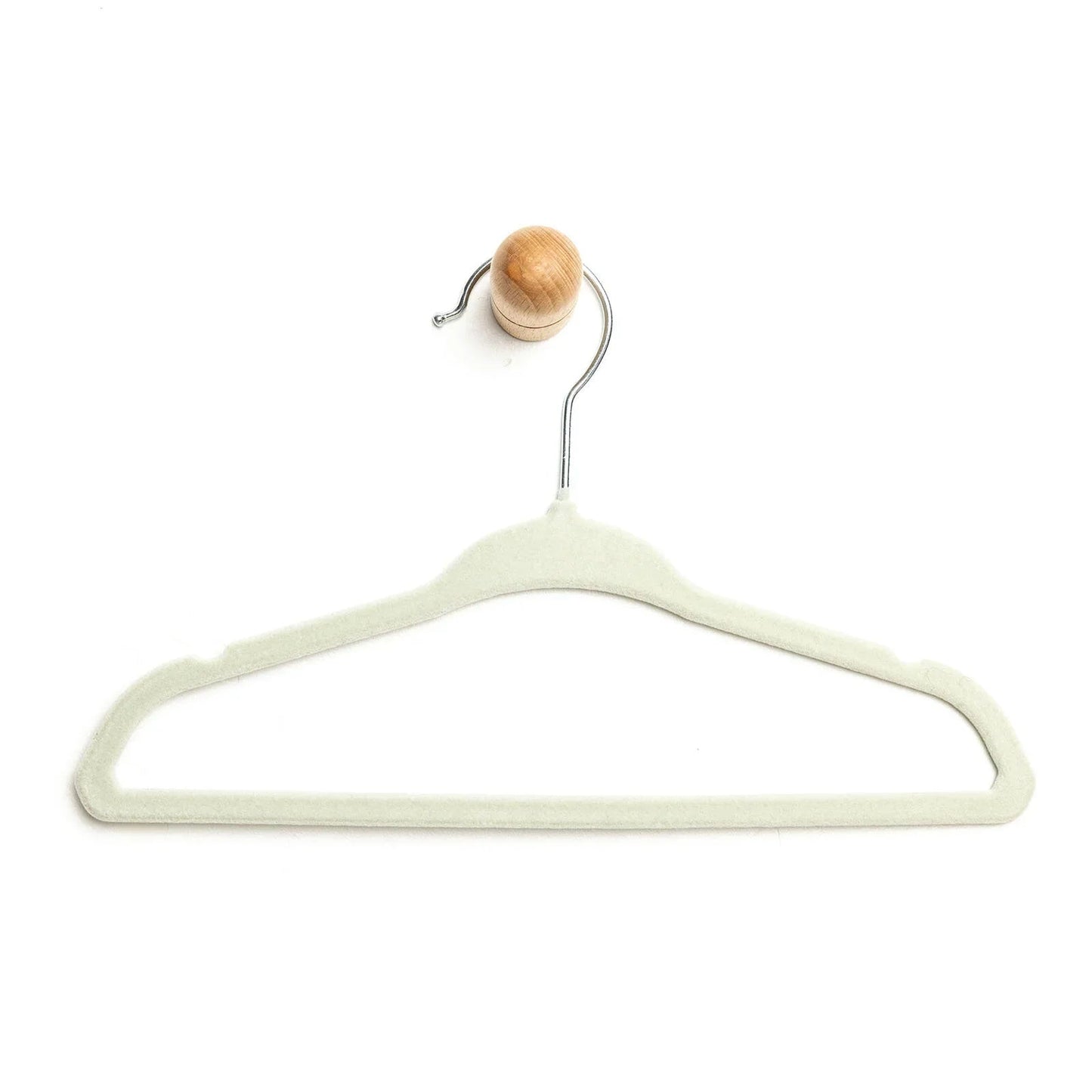 HelloBaby Velvet 5 pcs Hangers - Light Green - mezetto ebebek ebebek