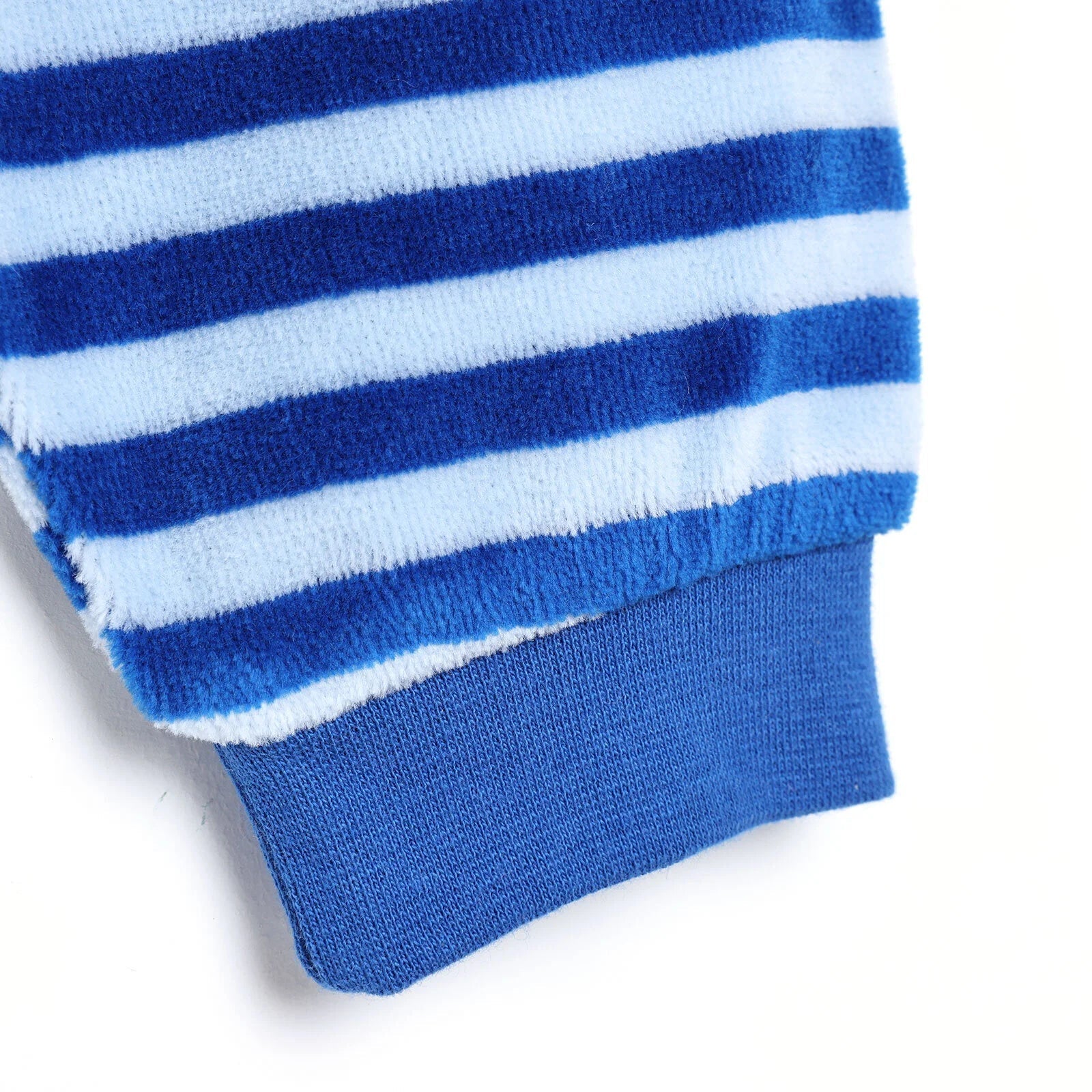 HelloBaby Velvet Pyjamas Set - Blue - mezetto ebebek ebebek