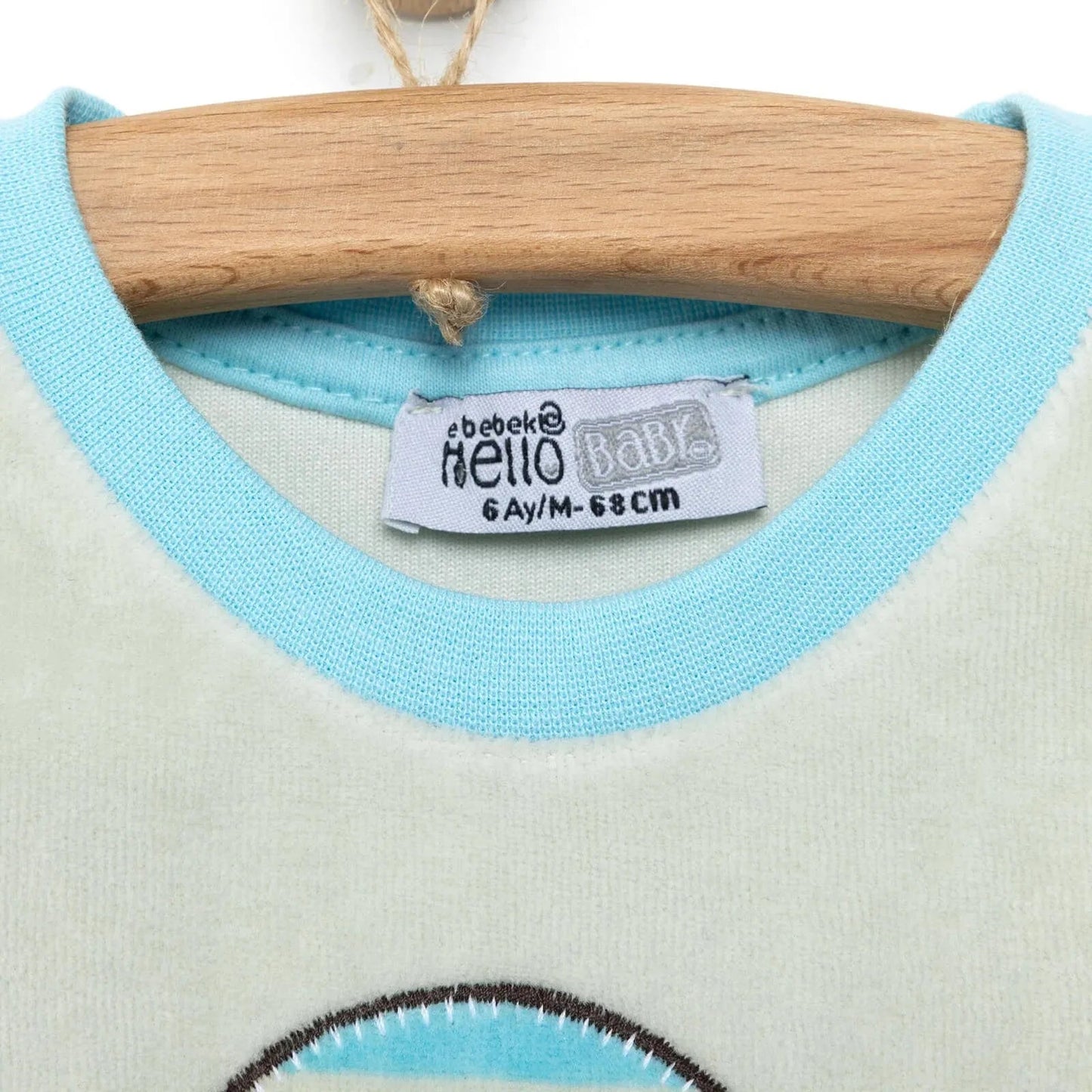 HelloBaby Velvet Pyjamas Set - mezetto ebebek ebebek