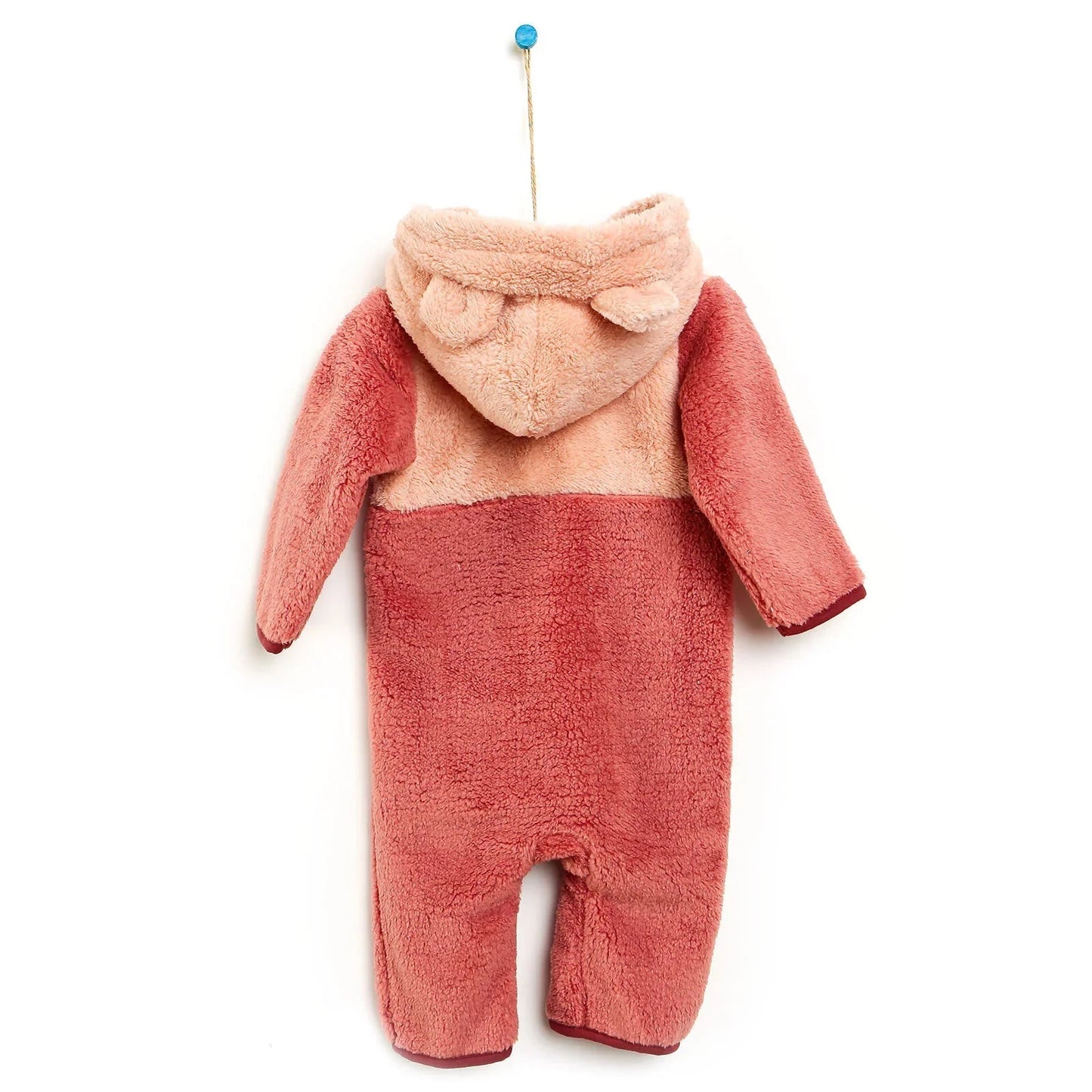 HelloBaby Welsoft Footed Jumpsuit - Pink - mezetto ebebek ebebek