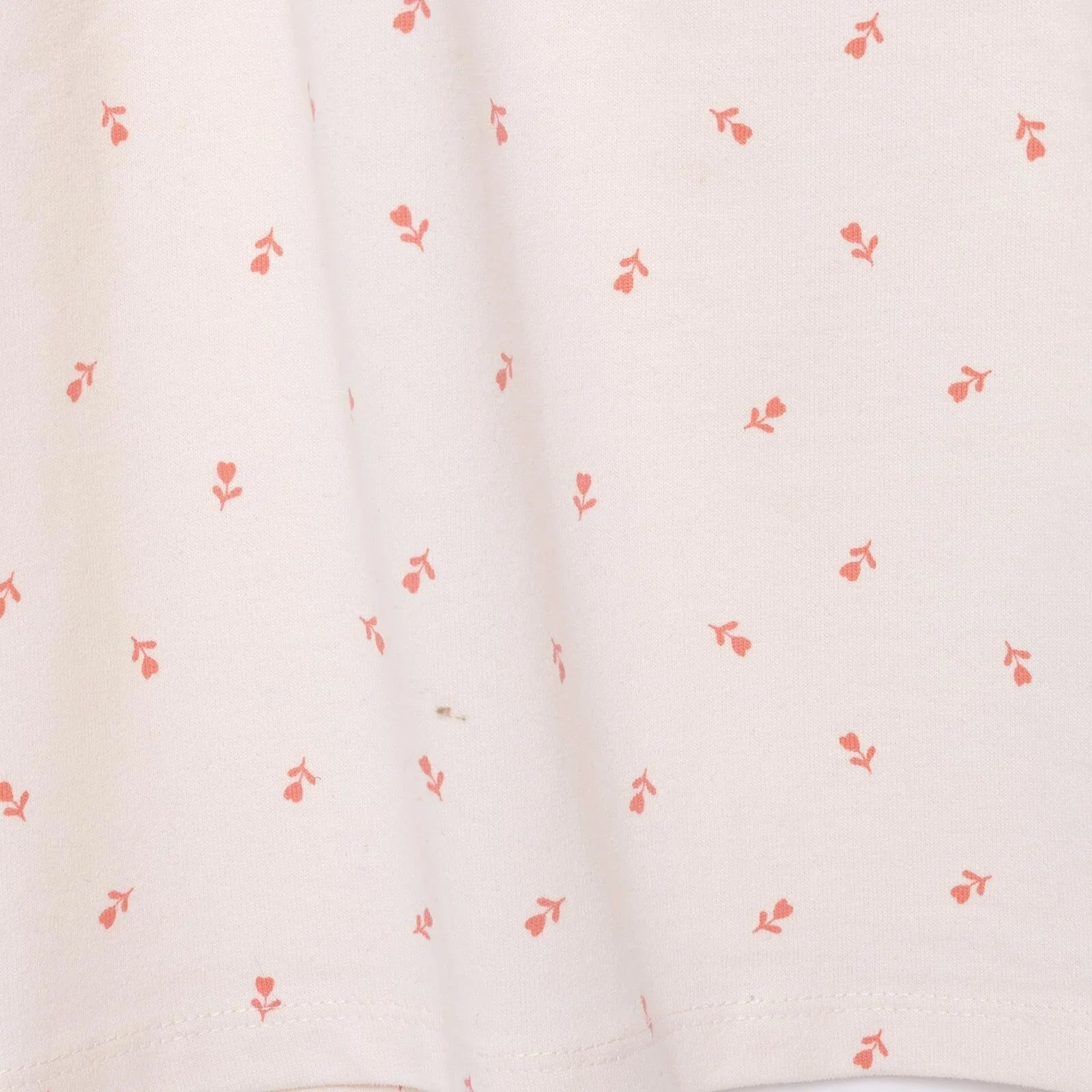 HelloBaby Winter Cherry Dress - Ecru Printed - mezetto ebebek ebebek