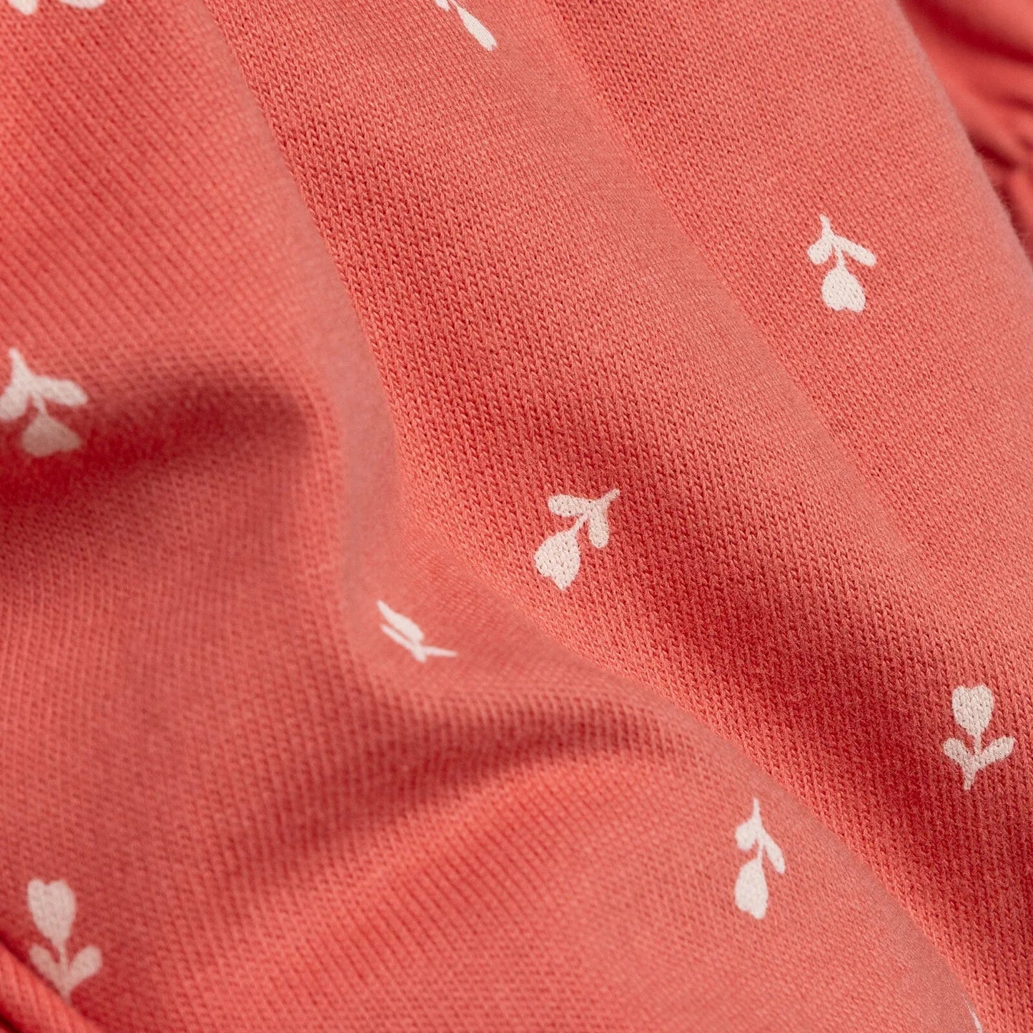 HelloBaby Wintrt Cherry Dress - Coral Printed - mezetto ebebek ebebek