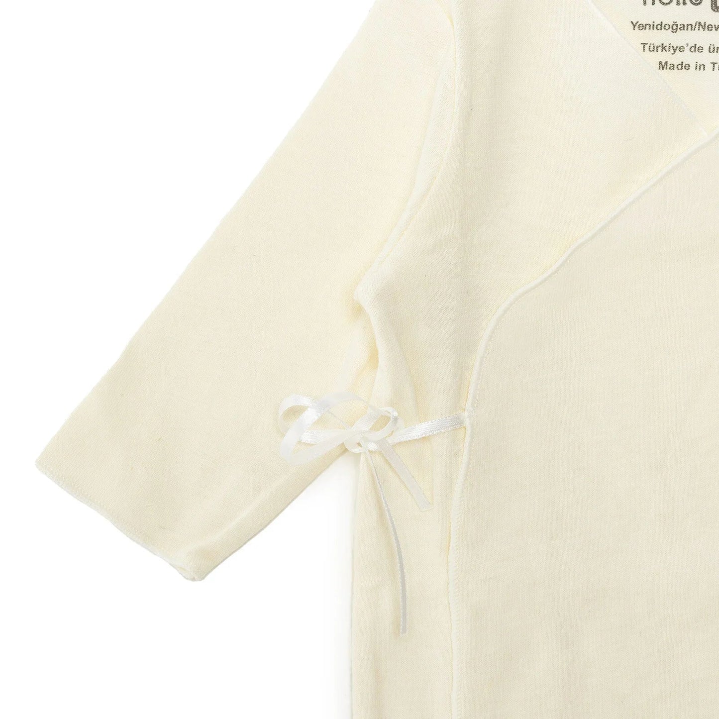 HelloBaby Wrapover Top 2 - Pack - Ecru - mezetto ebebek ebebek