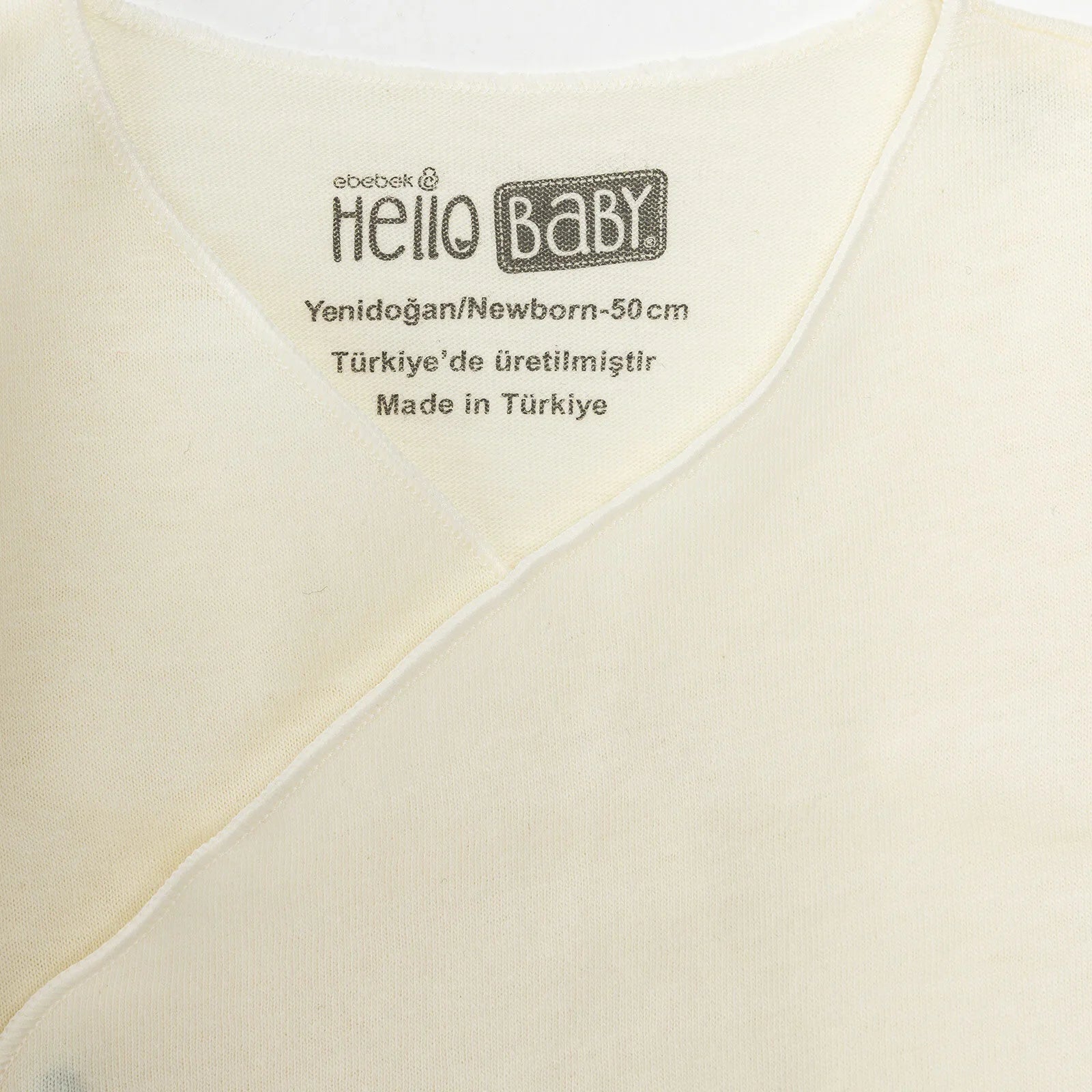 HelloBaby Wrapover Top 2 - Pack - Ecru - mezetto ebebek ebebek