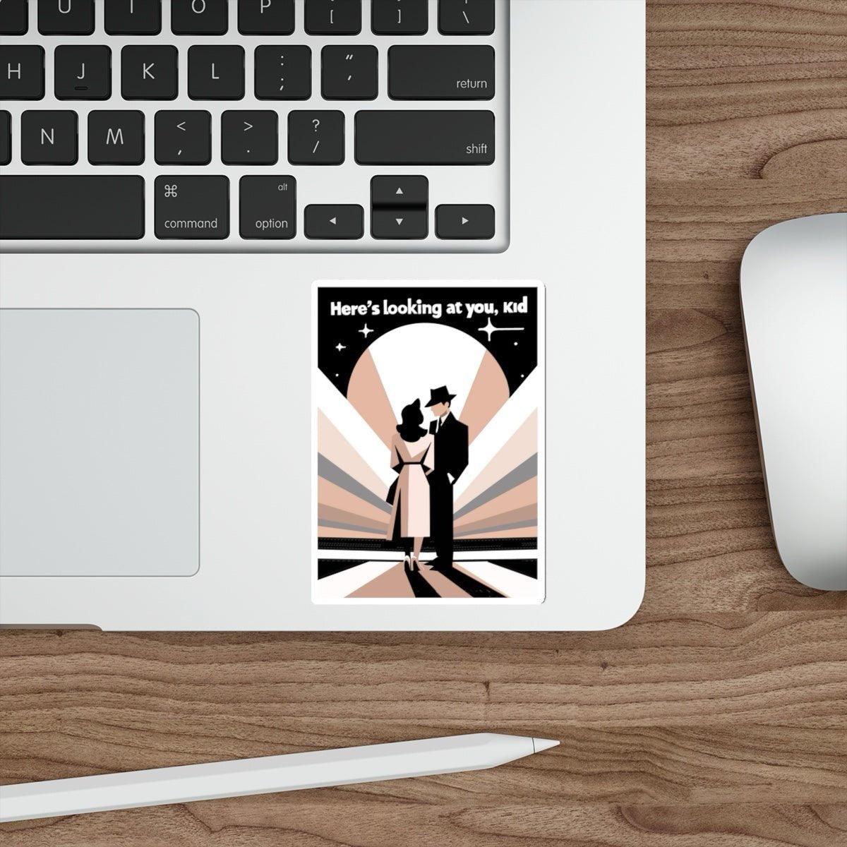 Here’s Looking at You Kid Sticker | Vintage Movie Quote - mezetto KEOLIX KEOLIX