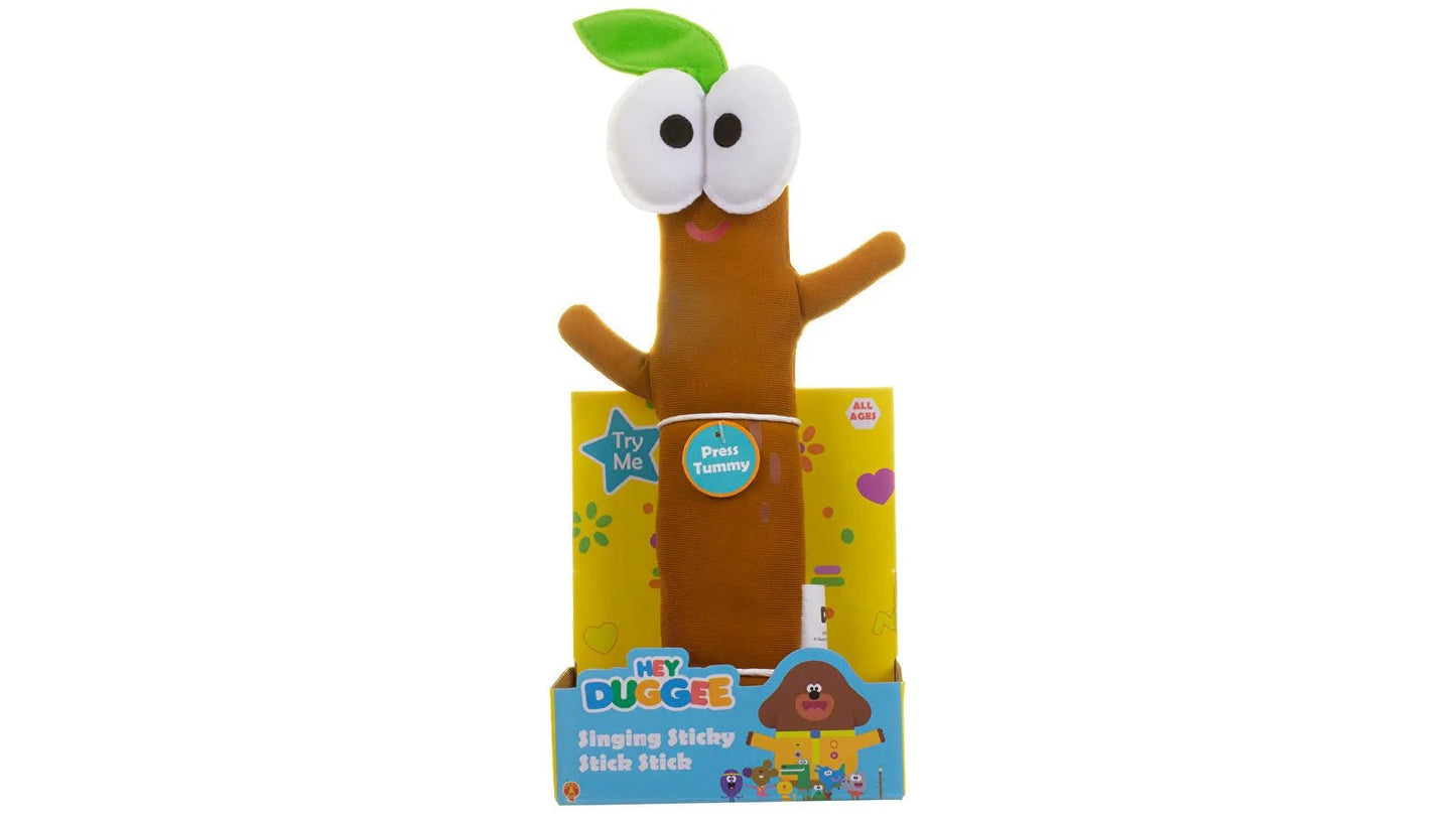 Hey Duggee Fun Singing Sticky Stick Stick Soft Toy - mezetto ebebek ebebek
