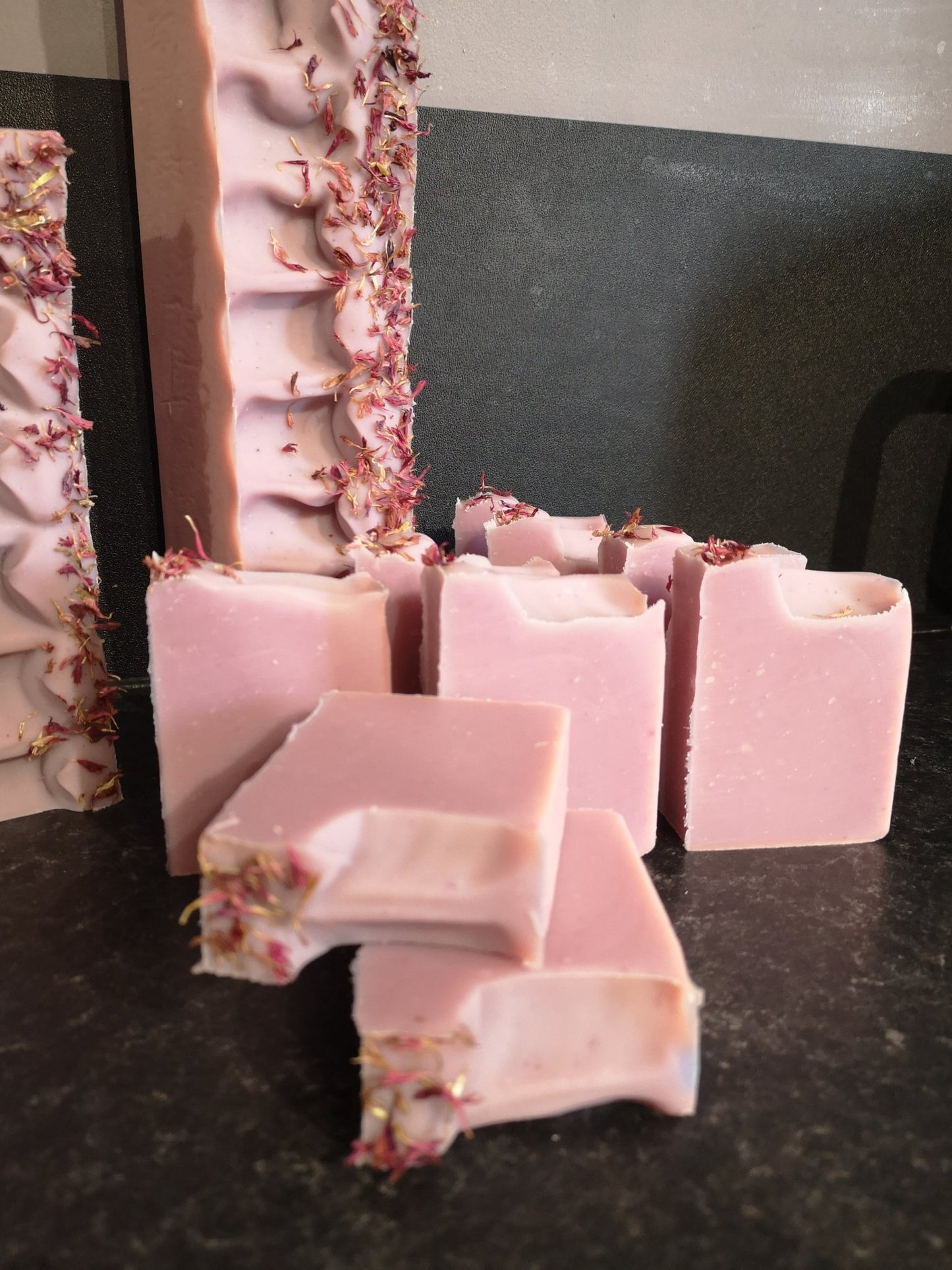 Hibiscus Pink Grapefruit Vegan Soap - mezetto Shopify Collective Somerset Natural Soaps