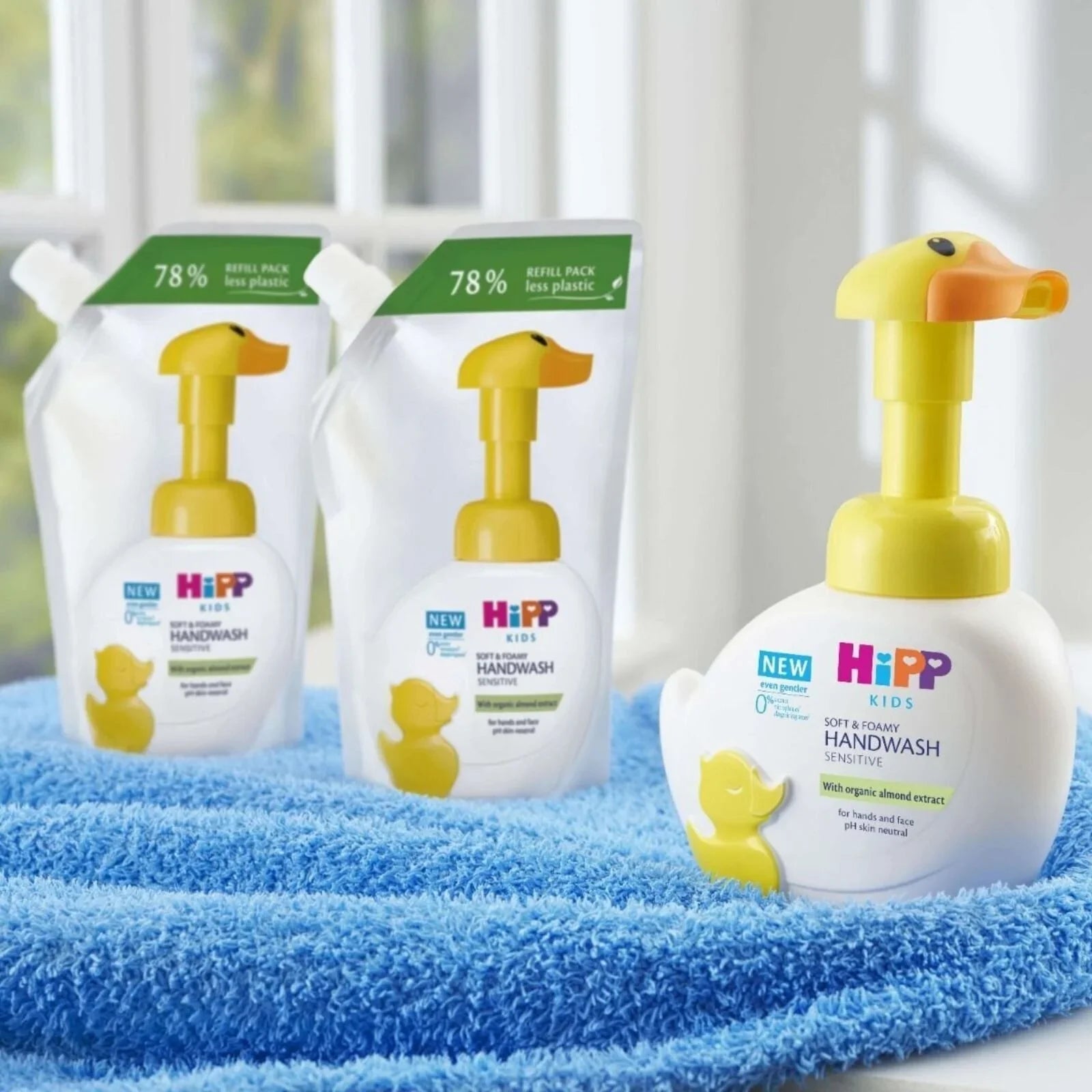 HiPP Kids Soft & Foamy Handwash Duck Refill 250ml - mezetto ebebek ebebek