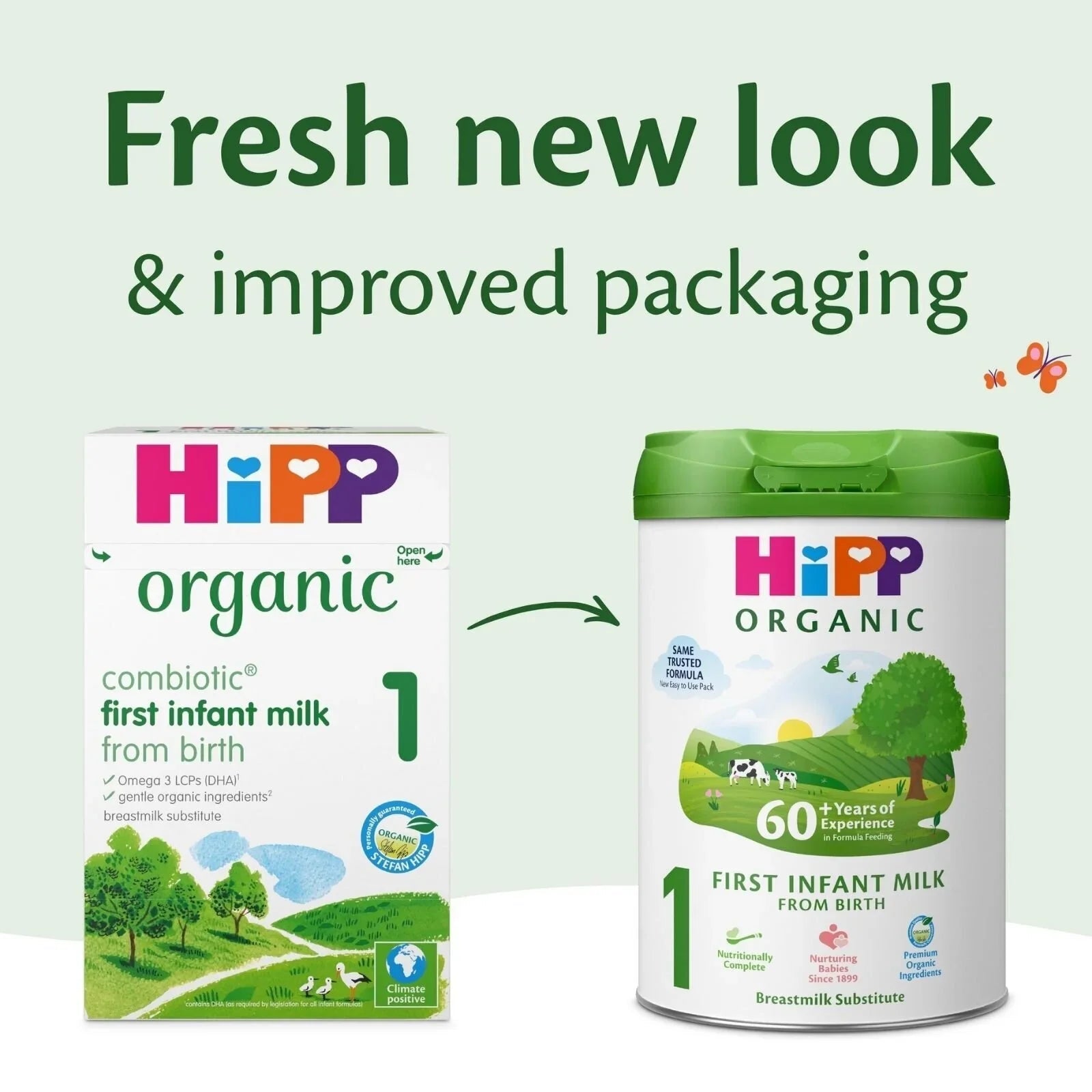 HiPP Organic 1 First Infant Baby Milk Formula from Birth 800g - mezetto ebebek ebebek