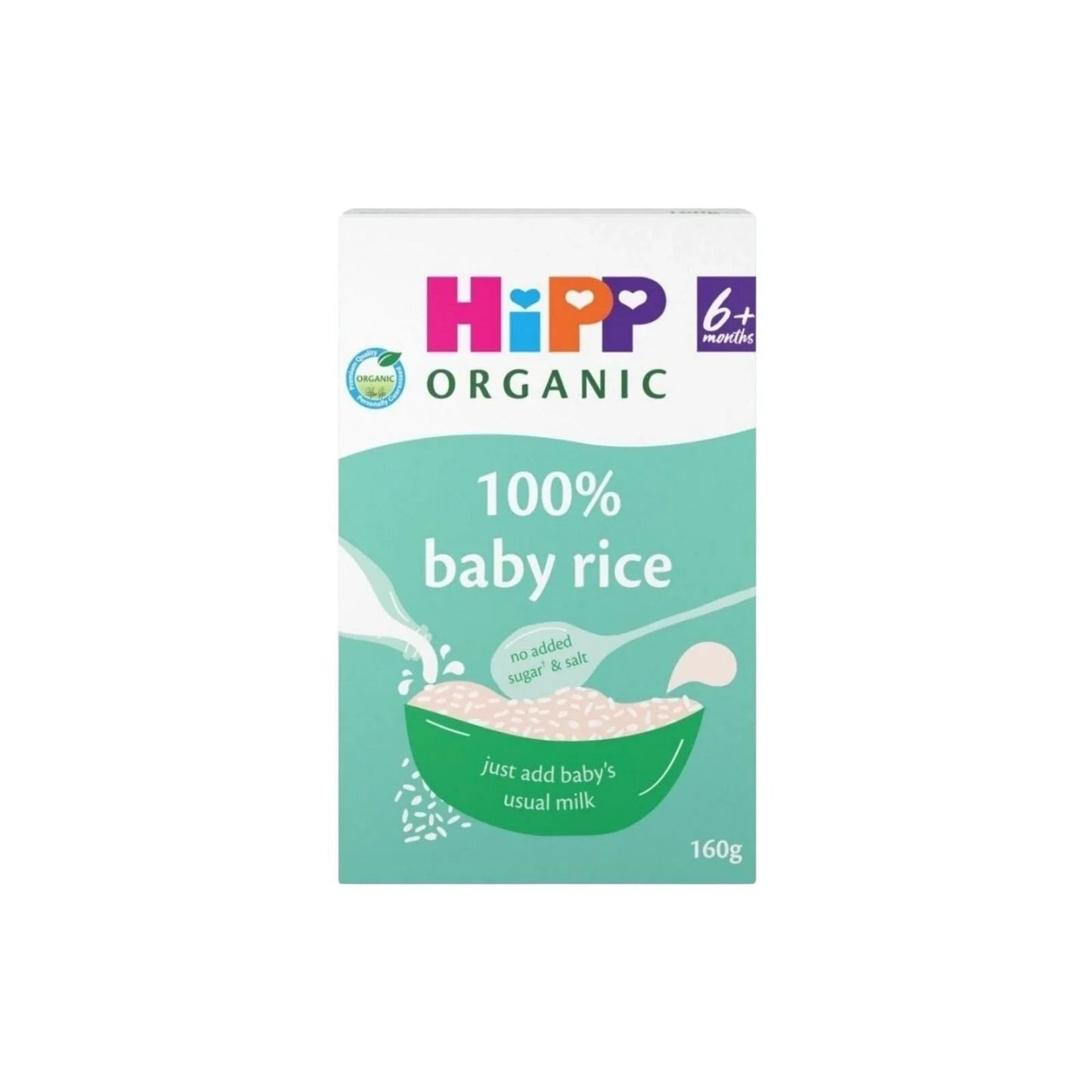 HiPP Organic 100% Baby Rice 6+ months 160g - mezetto ebebek ebebek