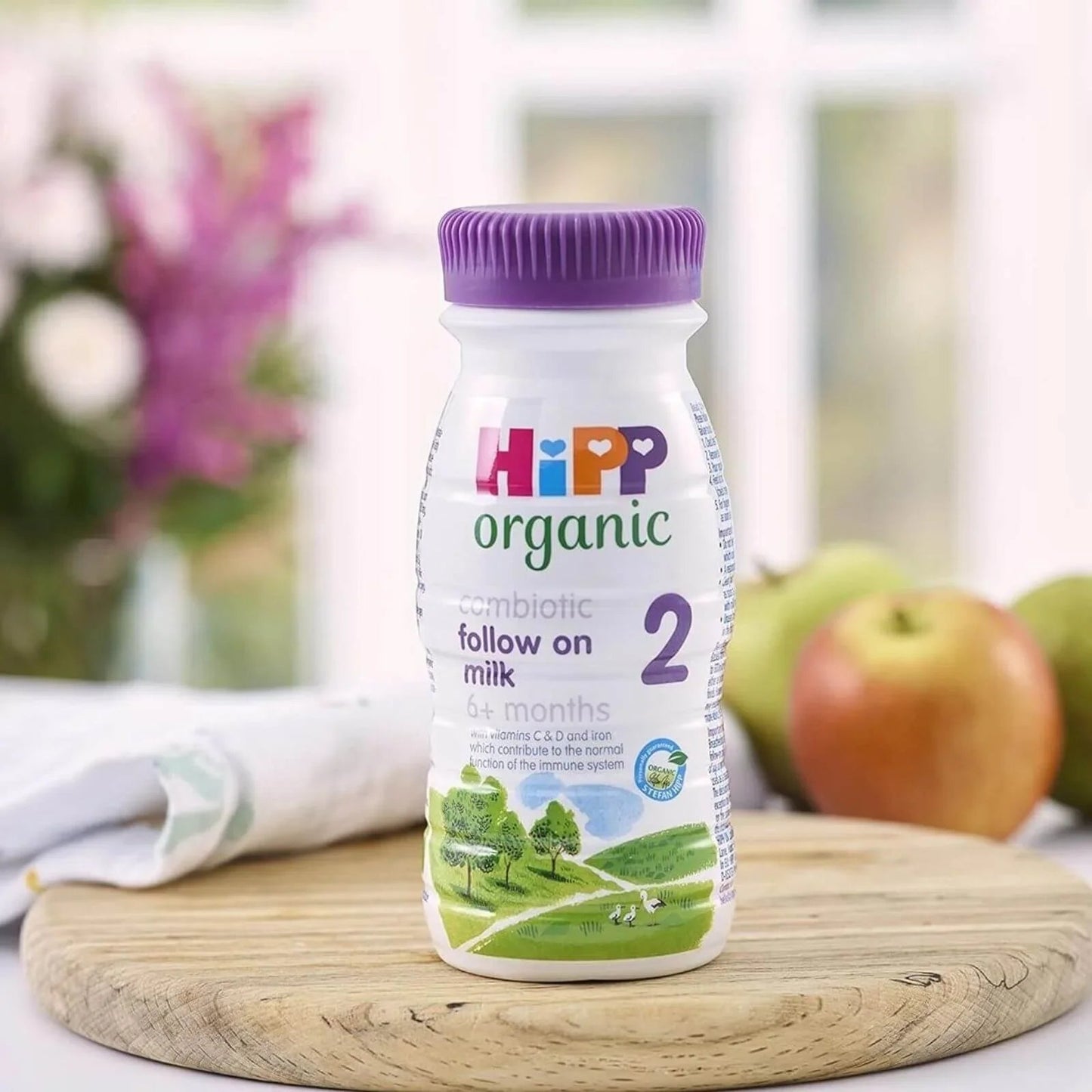 HiPP Organic 2 Follow On Ready to Feed Liquid Milk 6+ months 200ml - mezetto ebebek ebebek