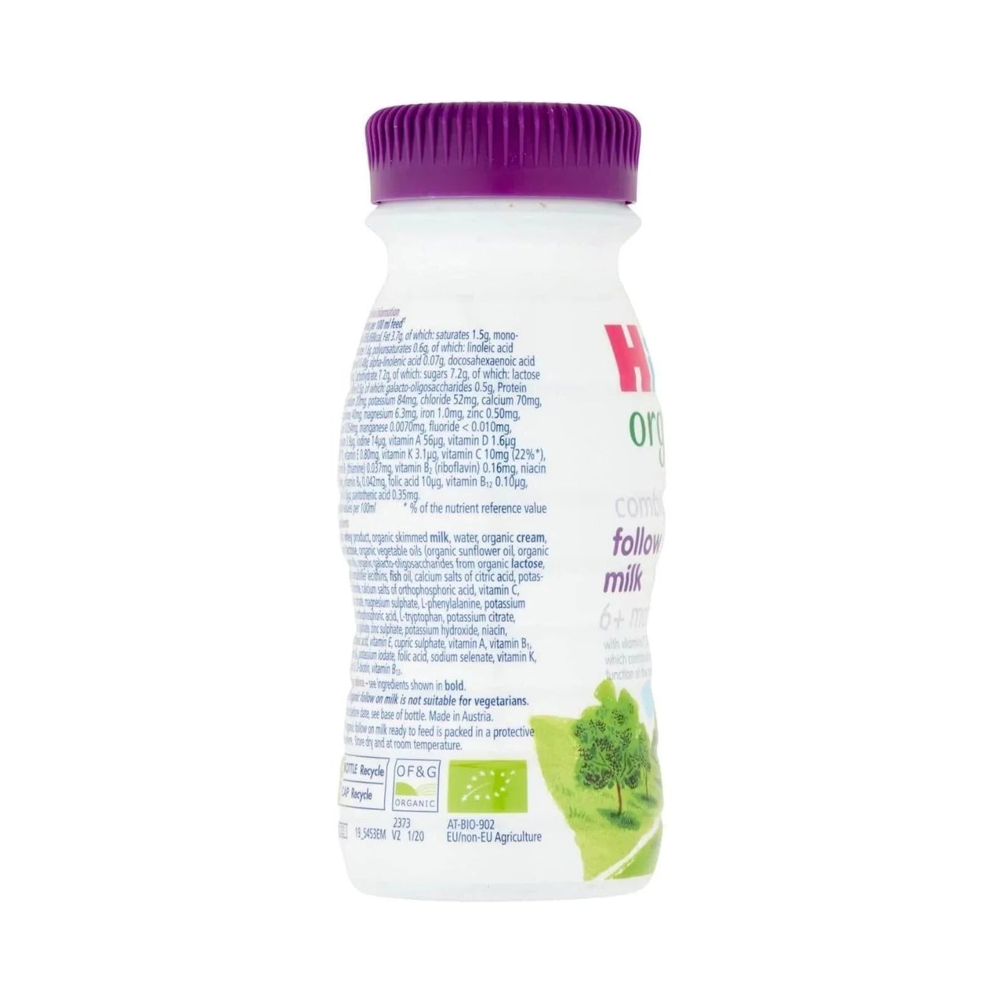 HiPP Organic 2 Follow On Ready to Feed Liquid Milk 6+ months 200ml - mezetto ebebek ebebek