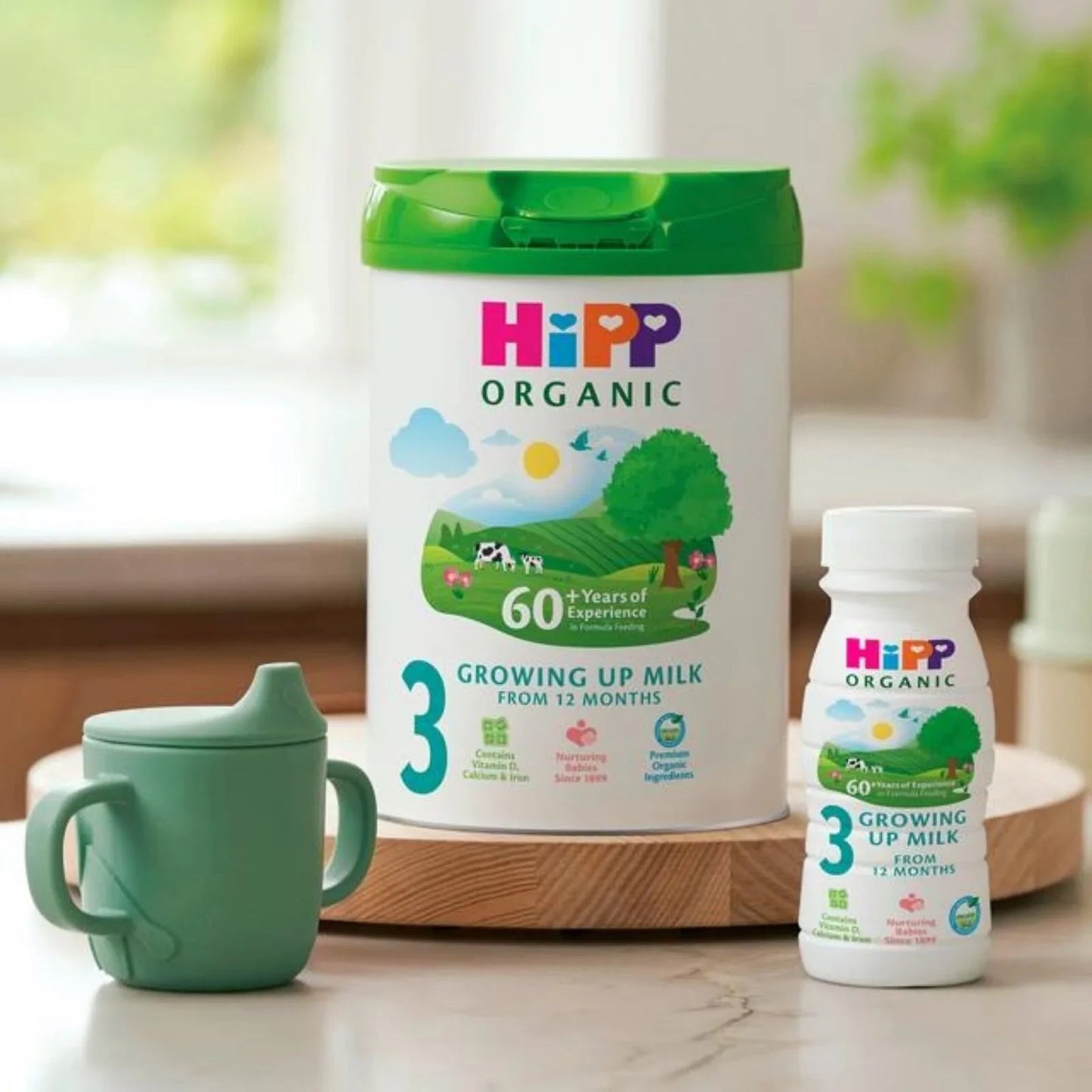 HiPP Organic 3 Growing Up Ready to Feed Liquid Milk 12+ months 200ml - mezetto ebebek ebebek