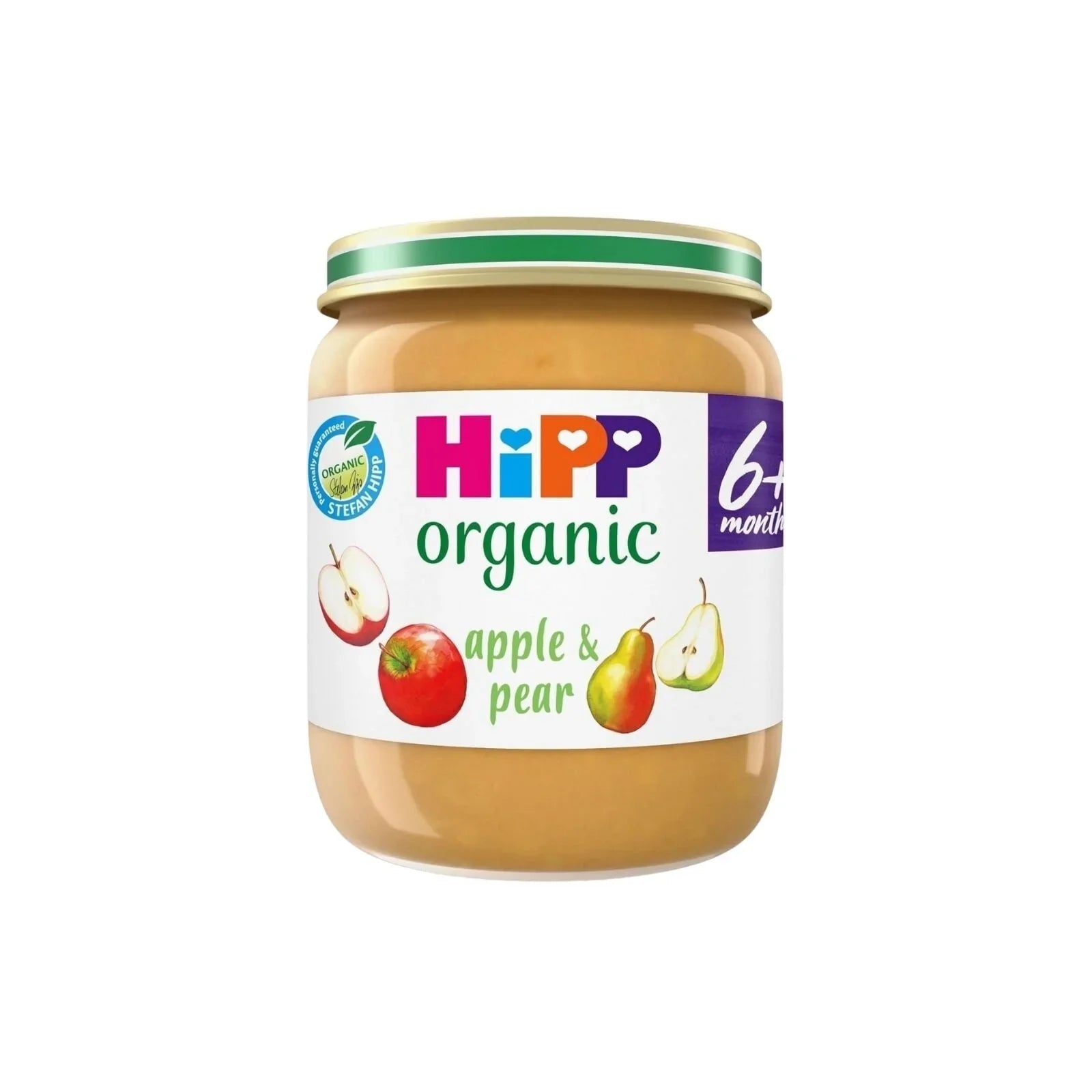 HiPP Organic Apple & Pear Jar 6+ months 125g - mezetto ebebek ebebek