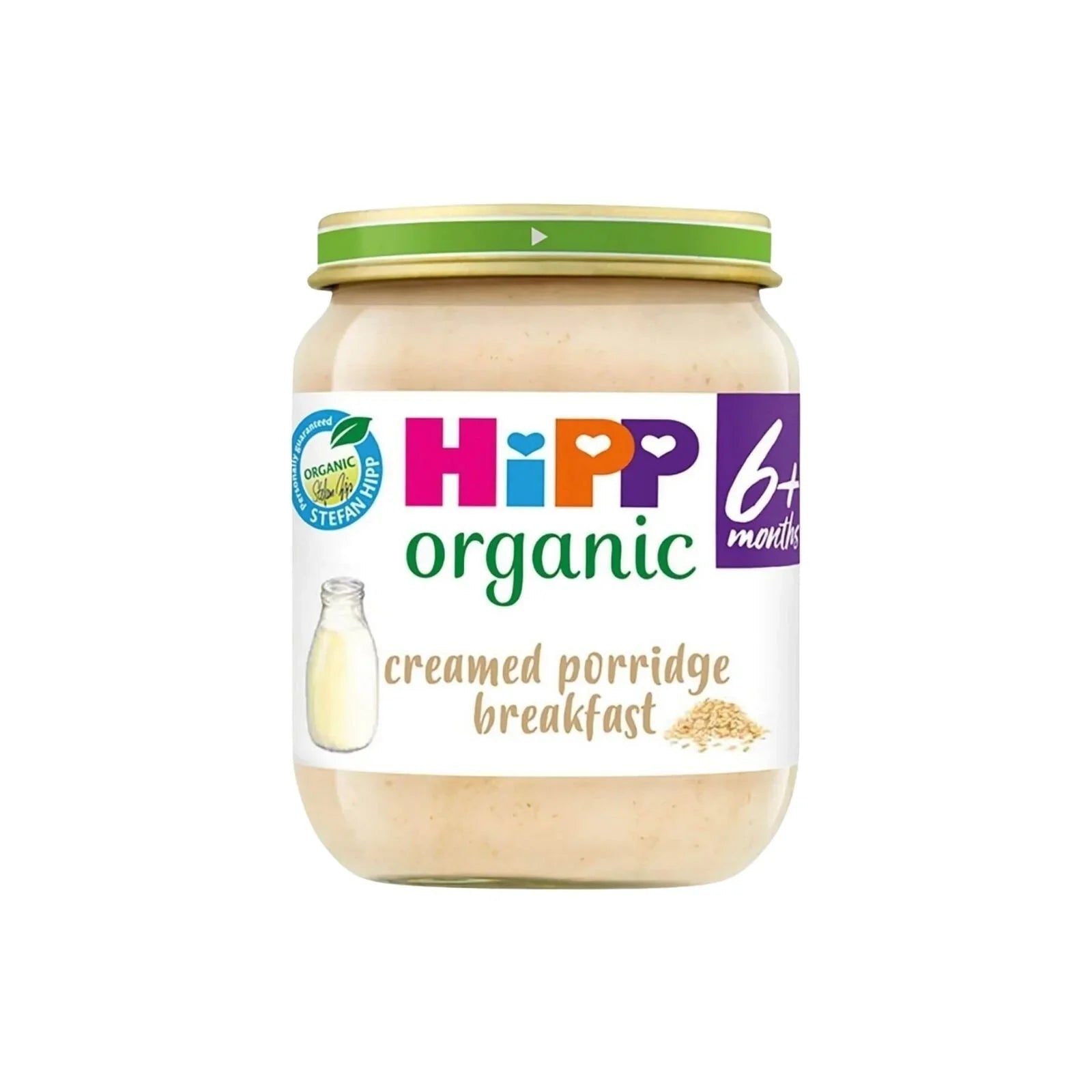 HiPP Organic Creamed Porridge Breakfast Baby Food Jar 6+ months 125g - mezetto ebebek ebebek