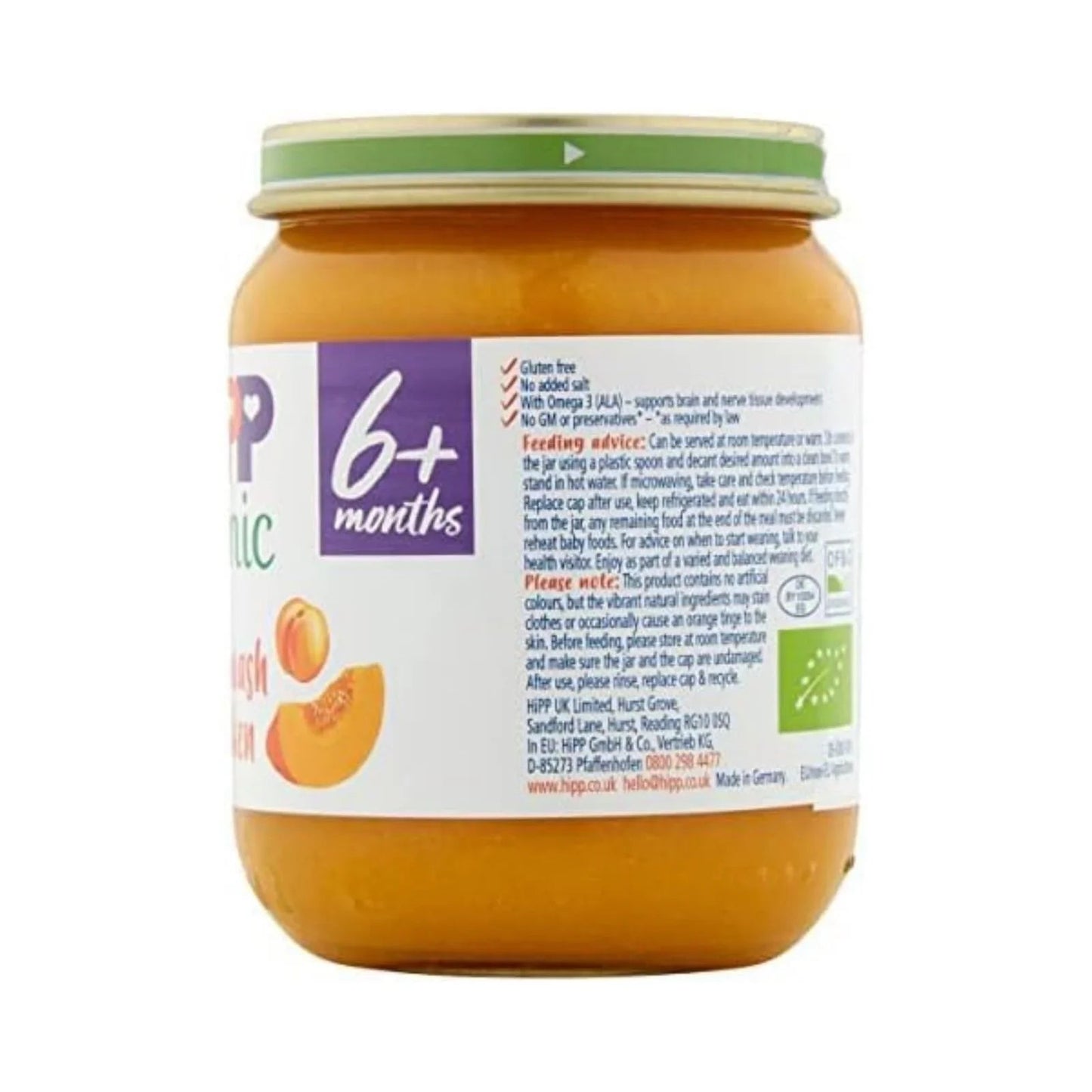 HiPP Organic Sweet Squash & Chicken Baby Food Jar 6+ months 125g - mezetto ebebek ebebek