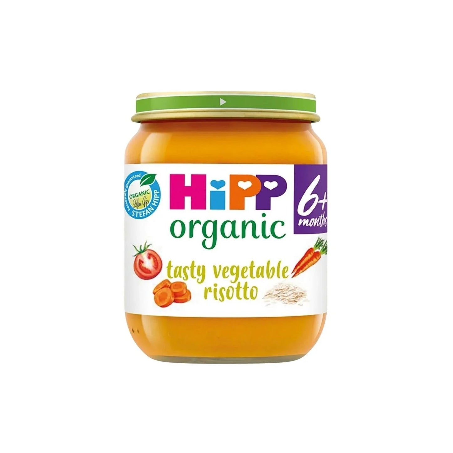 HiPP Organic Tasty Vegetable Risotto Baby Food Jar 6+ months 125g - mezetto ebebek ebebek