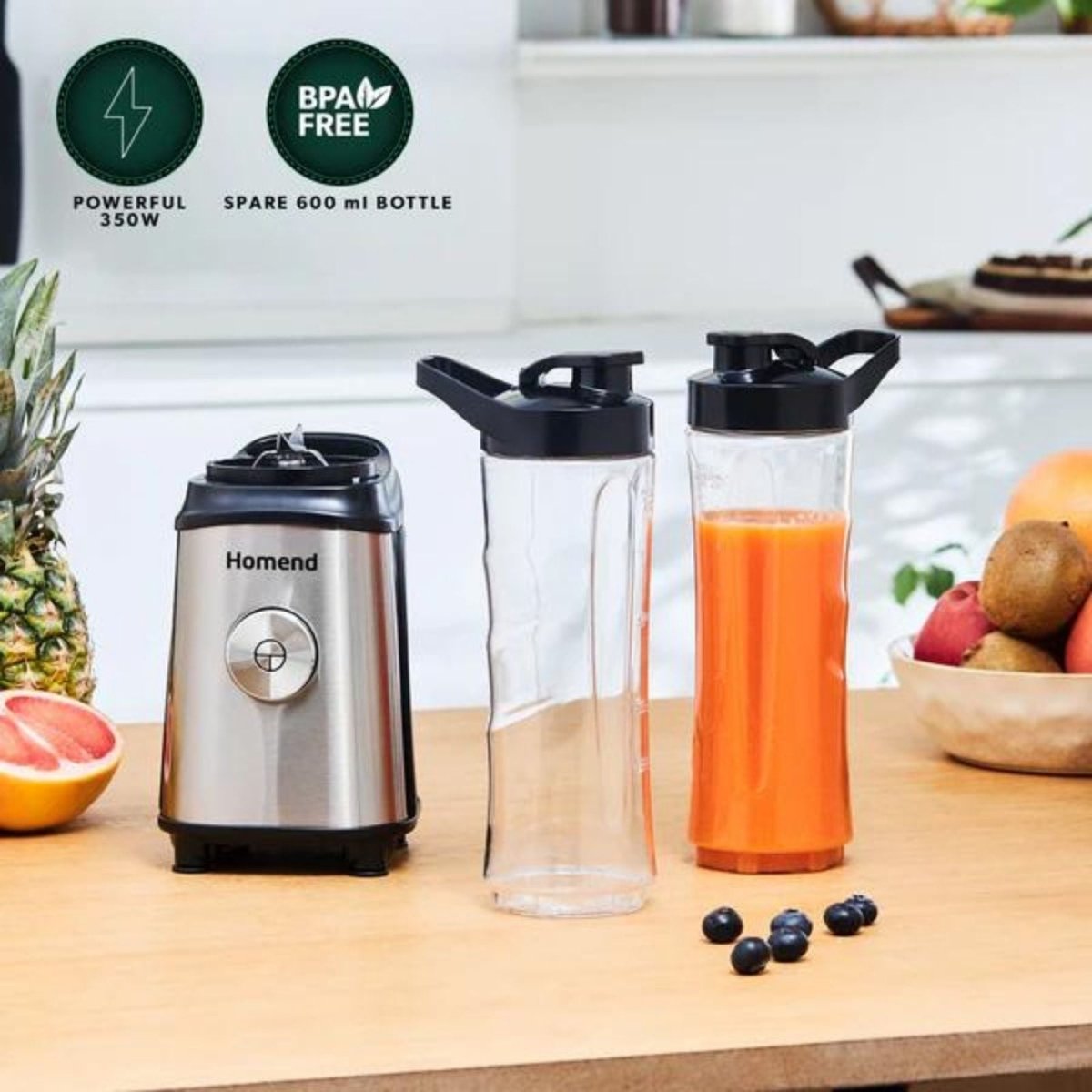 Homend Mixfresh 7010UK Stainless Steel Smoothie Blender - mezetto ebebek ebebek