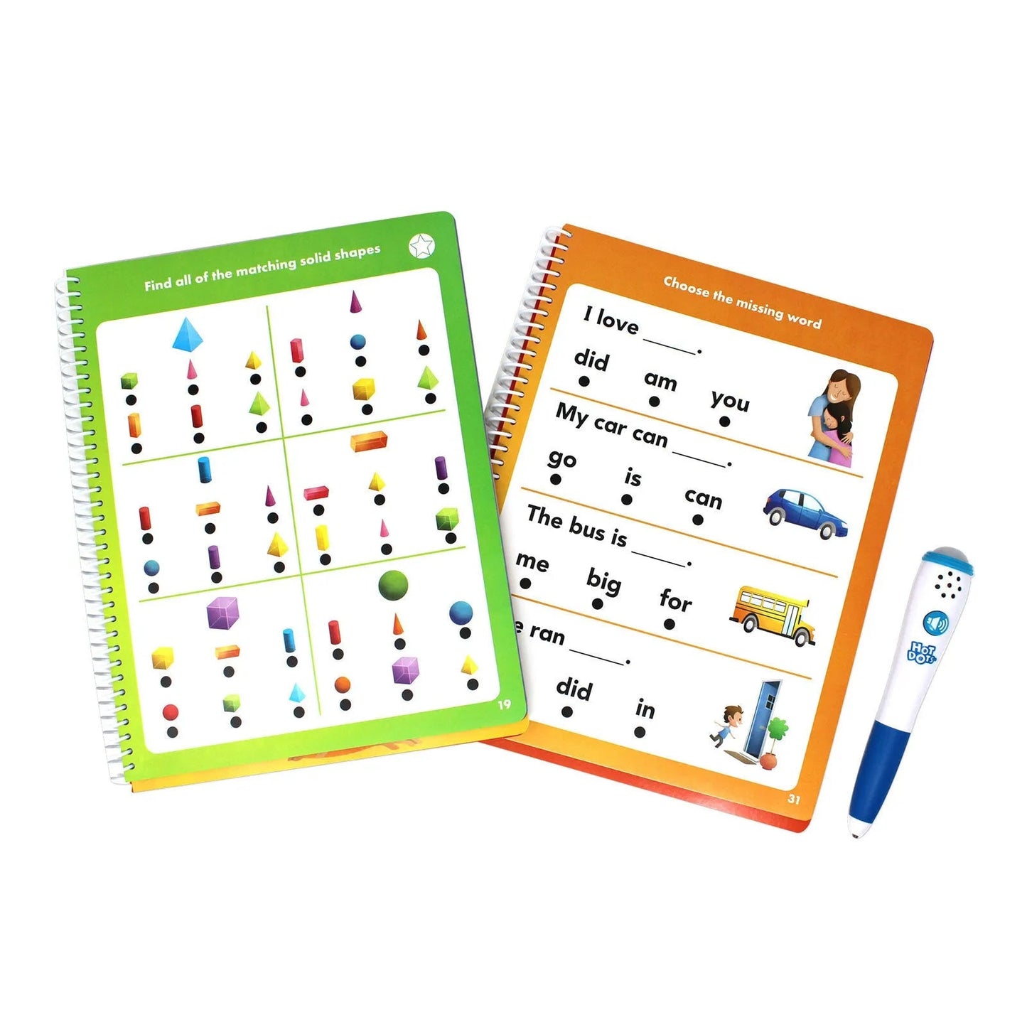 Hot Dots Learn at Home Reading & Maths Set 1 (4+ Years) - mezetto ebebek ebebek