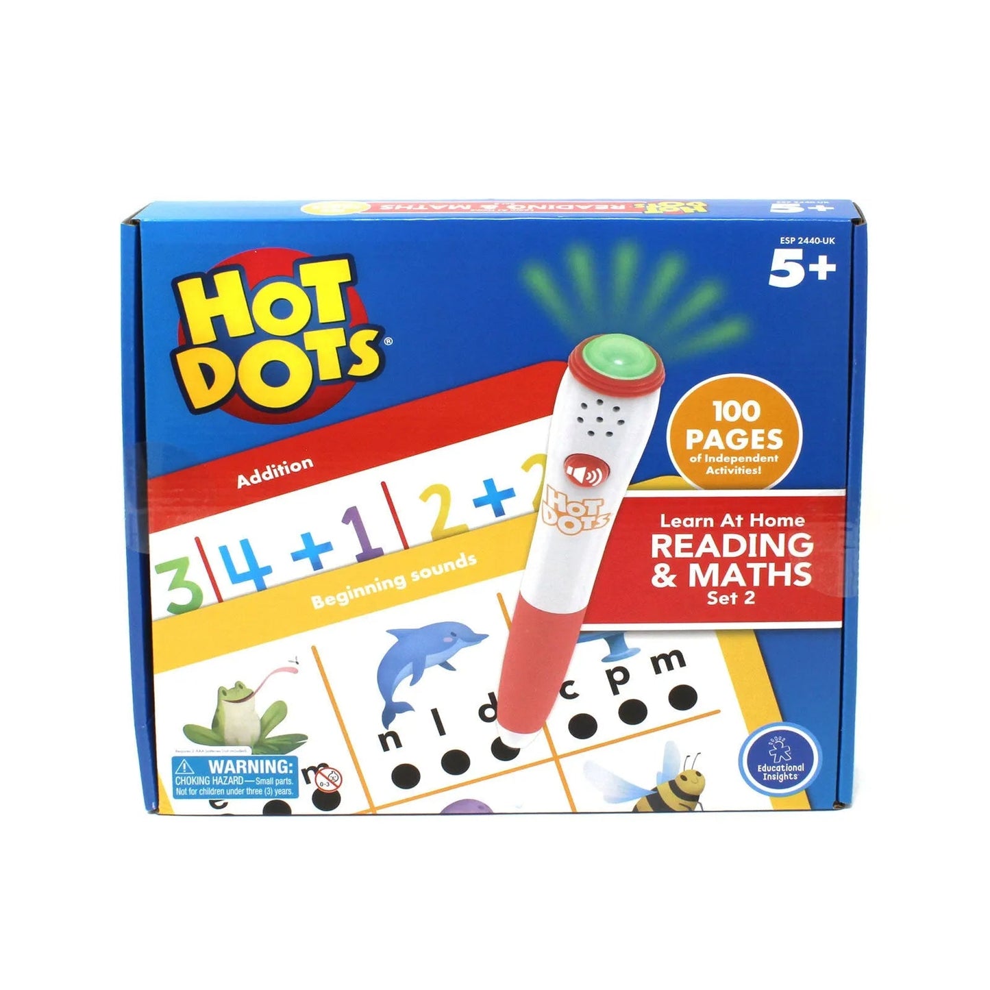 Hot Dots Learn at Home Reading & Maths Set 2 (5+ Years) - mezetto ebebek ebebek