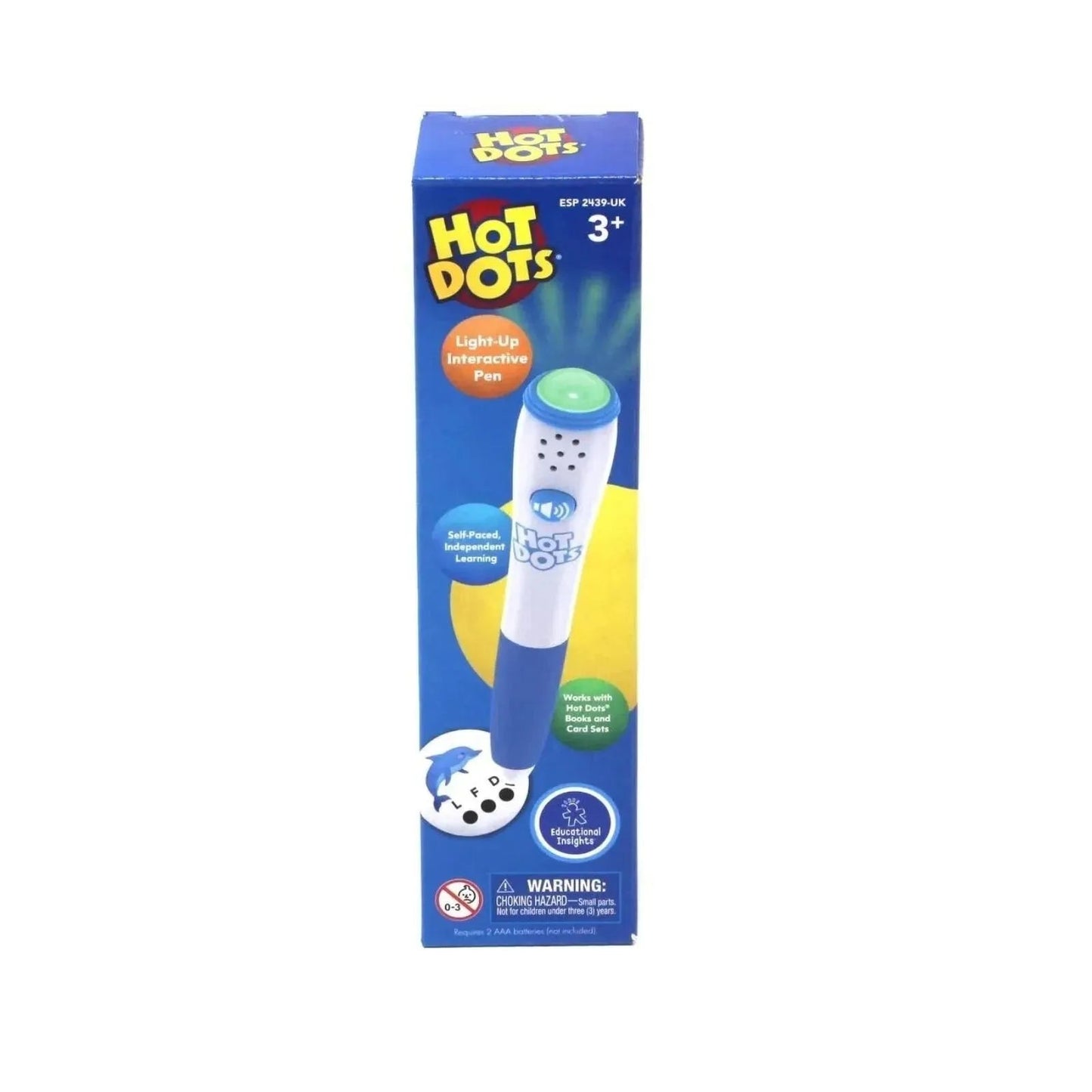 Hot Dots Light Up Interactive Pen 3+ years - mezetto ebebek ebebek