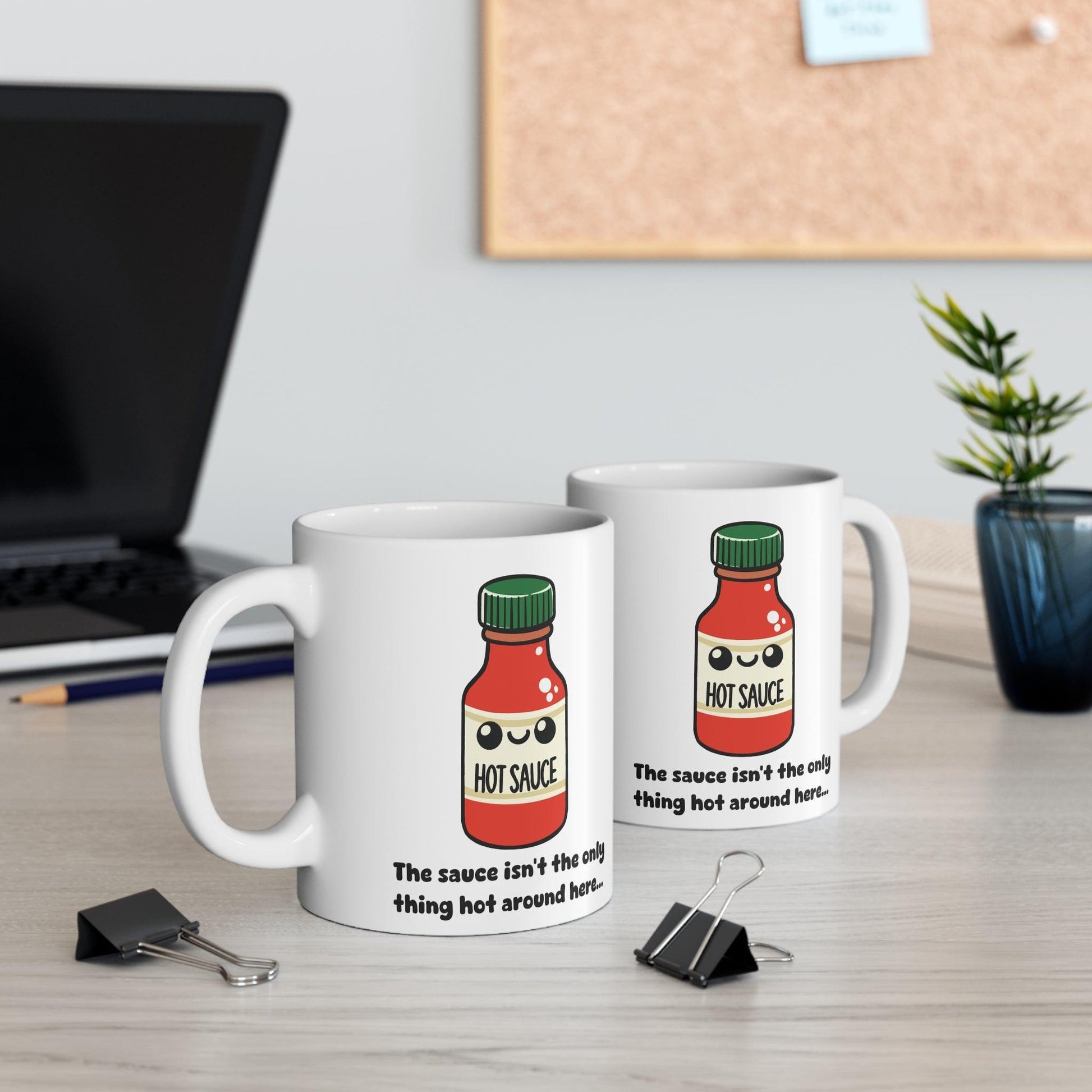 Hot Sauce Flirty Mug | 11 oz “Not the Only Thing Hot” - mezetto KEOLIX KEOLIX