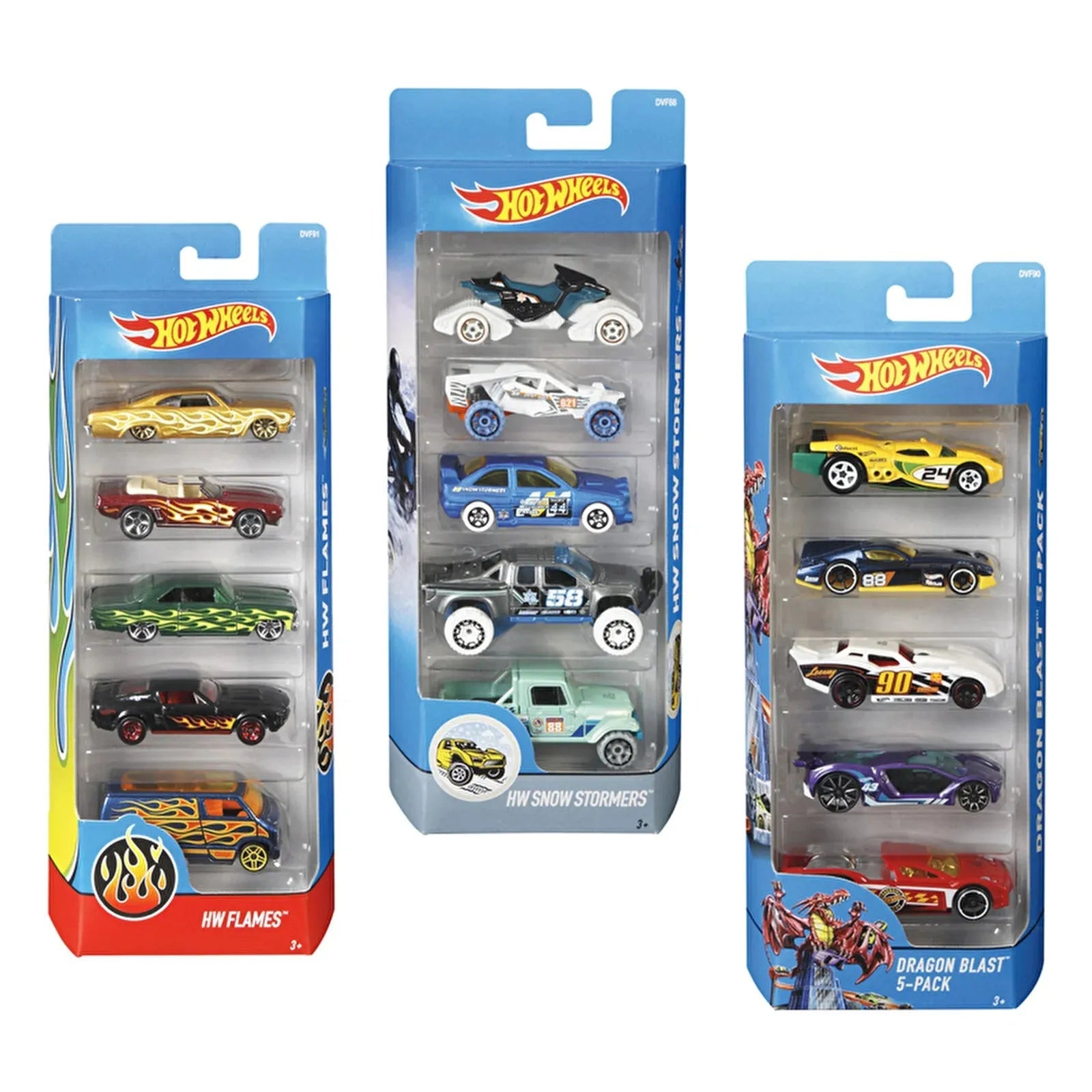 Hot Wheels 5 Car Giftpack - mezetto ebebek ebebek