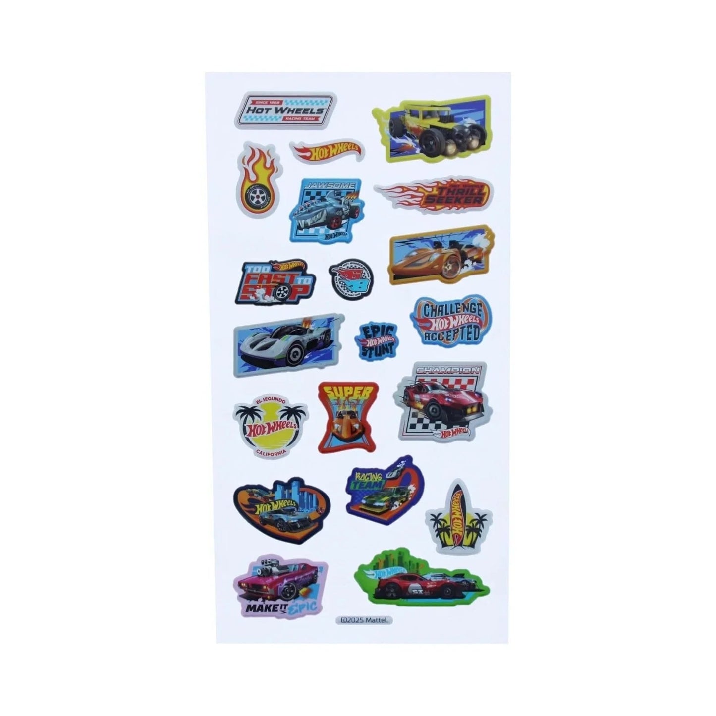 Hot Wheels Stickers - mezetto ebebek ebebek