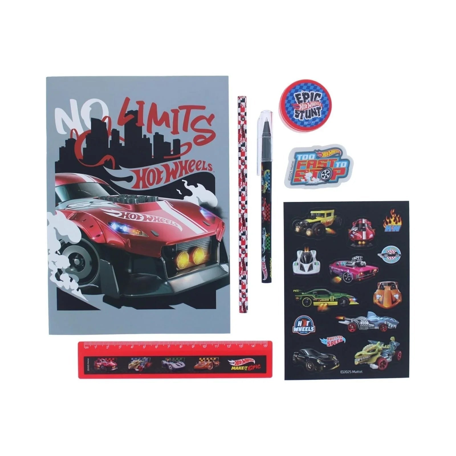 Hot Wheels Super Stationery Set - mezetto ebebek ebebek