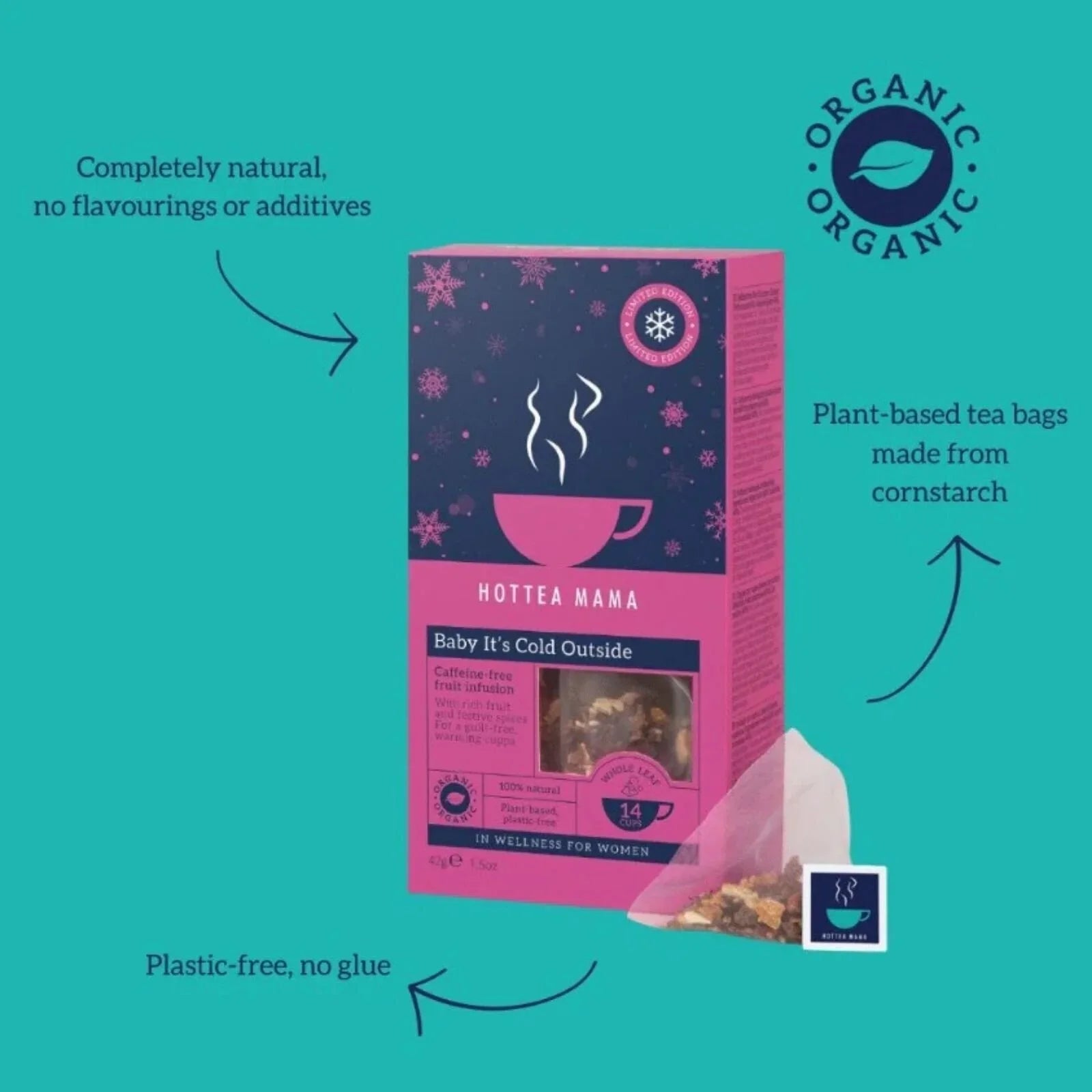 HotTea Mama Organic Baby It's Cold Outside - mezetto ebebek ebebek