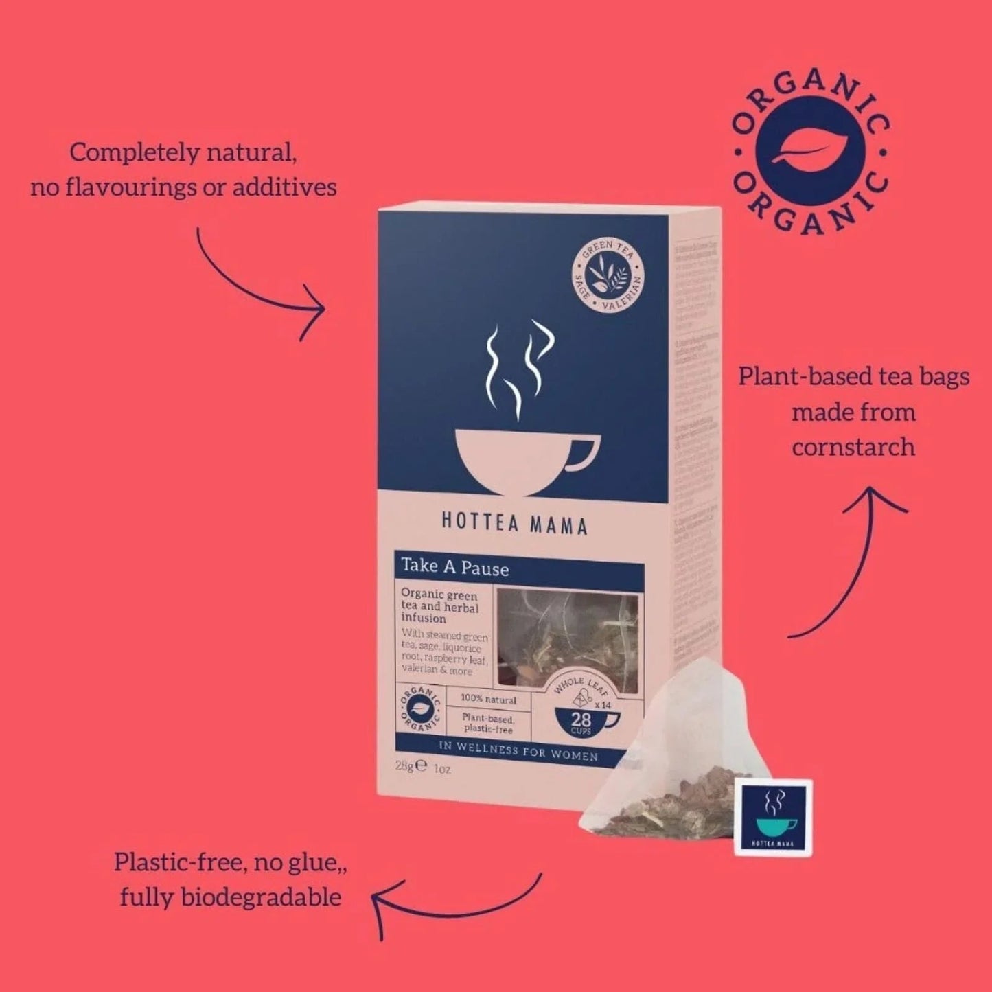 HotTea Mama Organic Take a Pause - mezetto ebebek ebebek