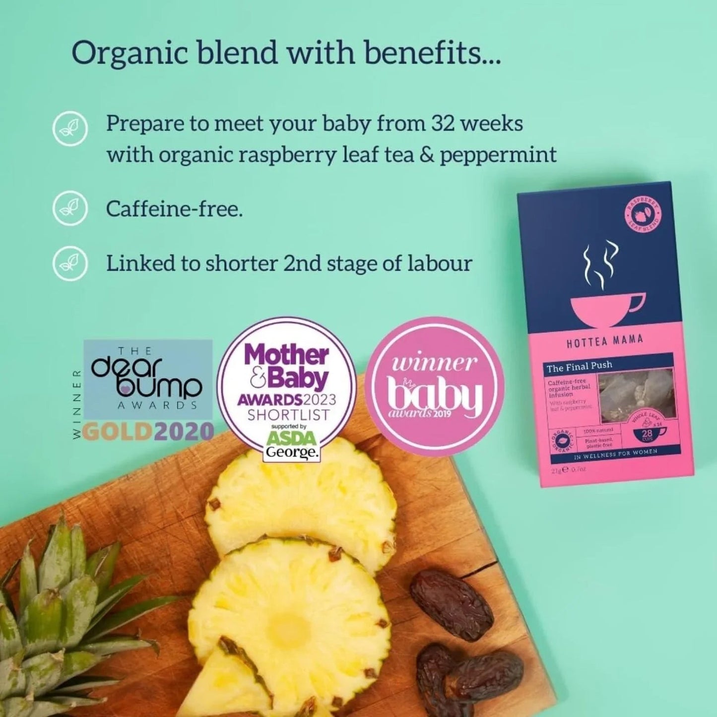 HotTea Mama Organic the Final Push - mezetto ebebek ebebek