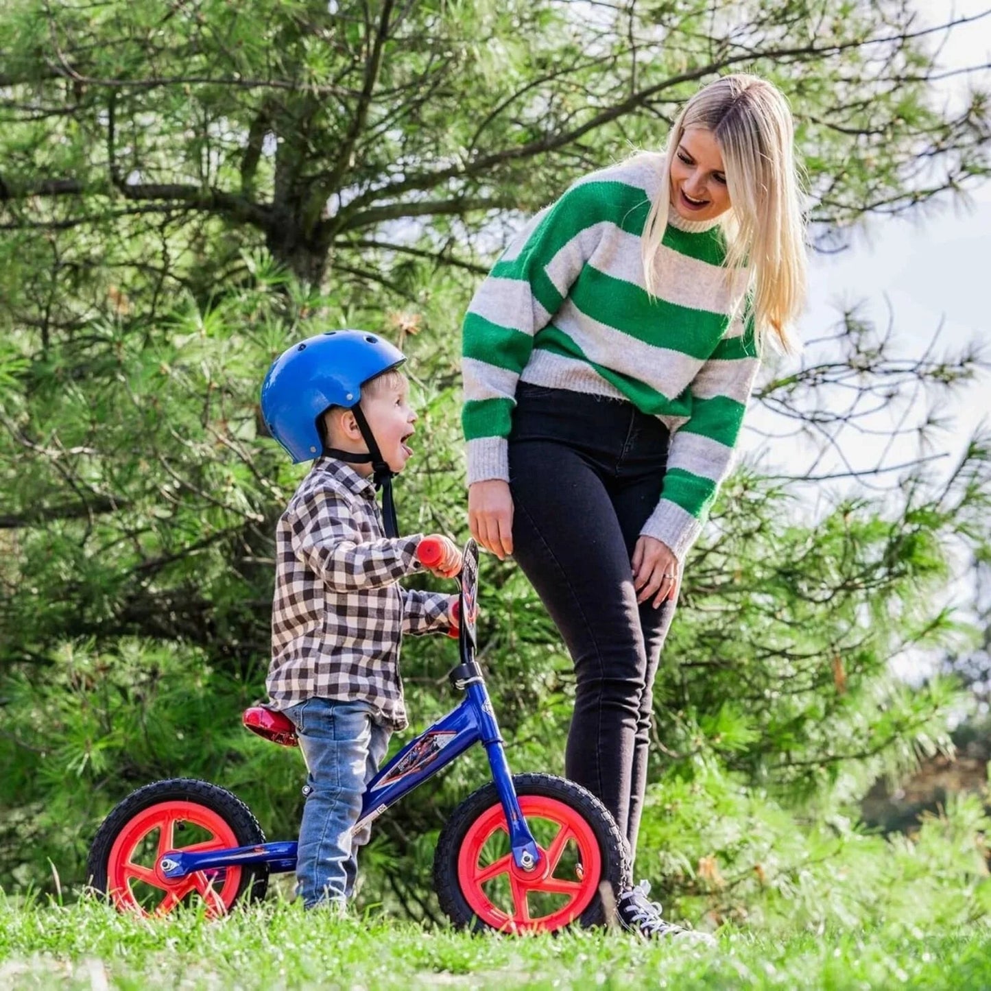 Huffy 12" Balance Bike - Spider - Man - mezetto ebebek ebebek