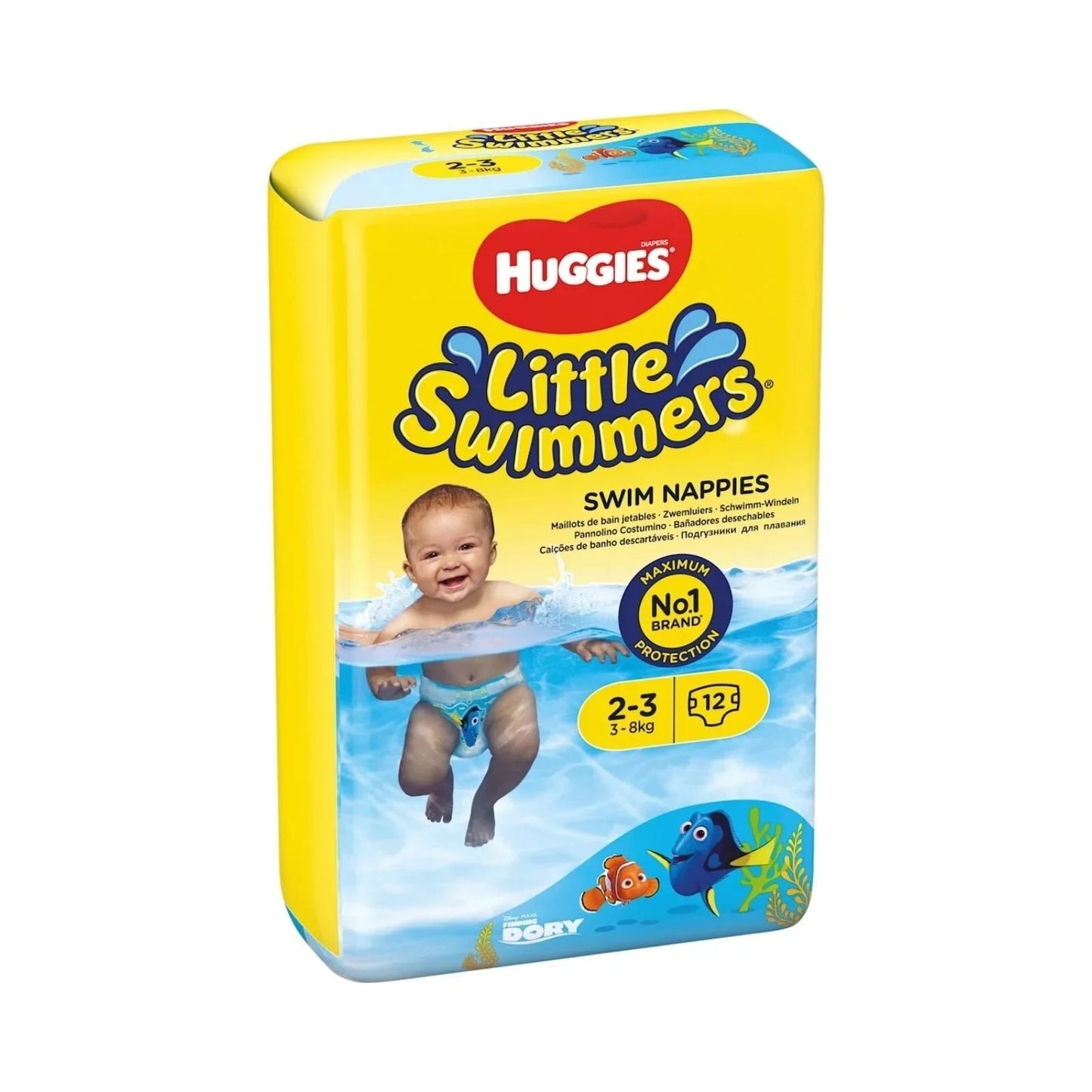 Huggies Little Swimmers Baby Size 2 - 3 Swim Pants - 12 nappies - mezetto ebebek ebebek