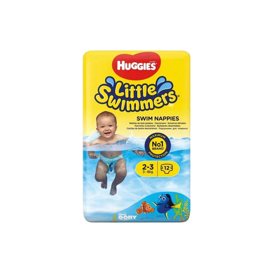 Huggies Little Swimmers Baby Size 2 - 3 Swim Pants - 12 nappies - mezetto ebebek ebebek