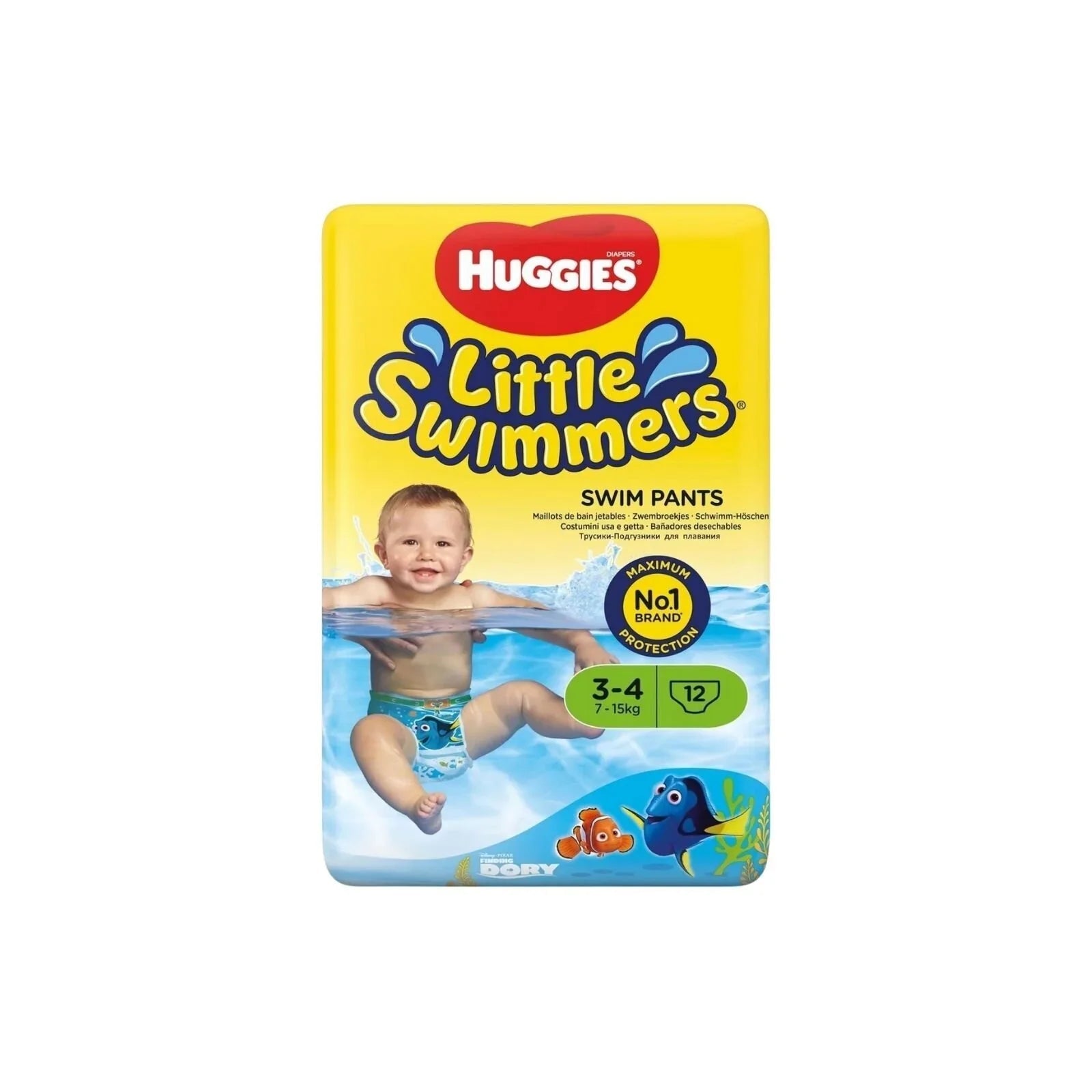 Huggies Little Swimmers Baby Size 3 - 4 Swim Pants - 12 nappies - mezetto ebebek ebebek