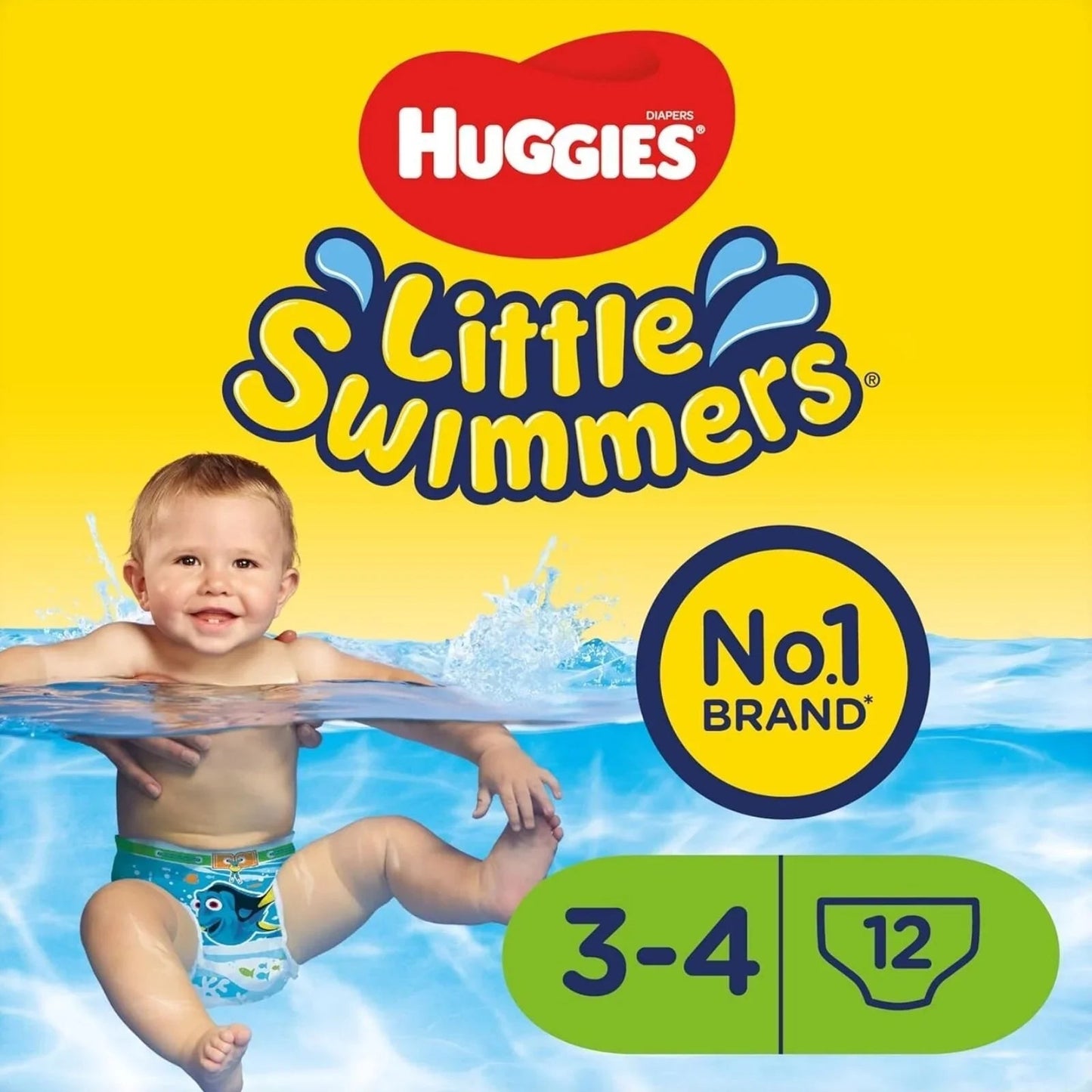 Huggies Little Swimmers Baby Size 3 - 4 Swim Pants - 12 nappies - mezetto ebebek ebebek