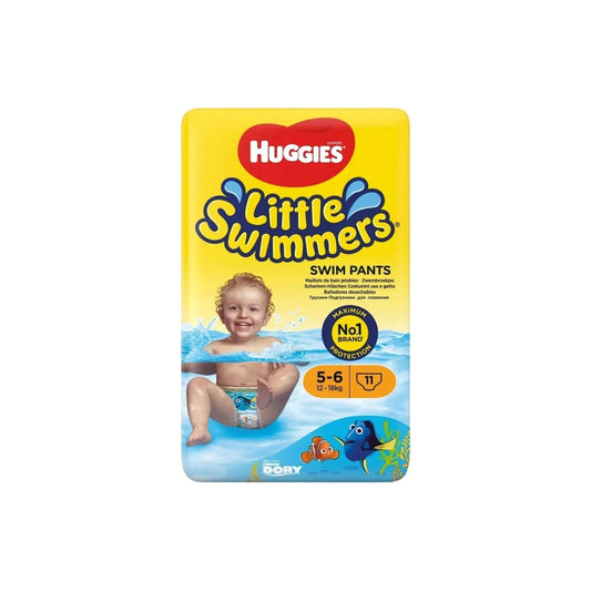 Huggies Little Swimmers Baby Size 5 - 6 Swim Pants - 11 nappies - mezetto ebebek ebebek