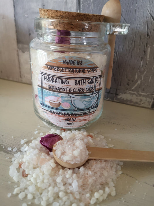 Hydrating Bath Salts - mezetto Shopify Collective Somerset Natural Soaps