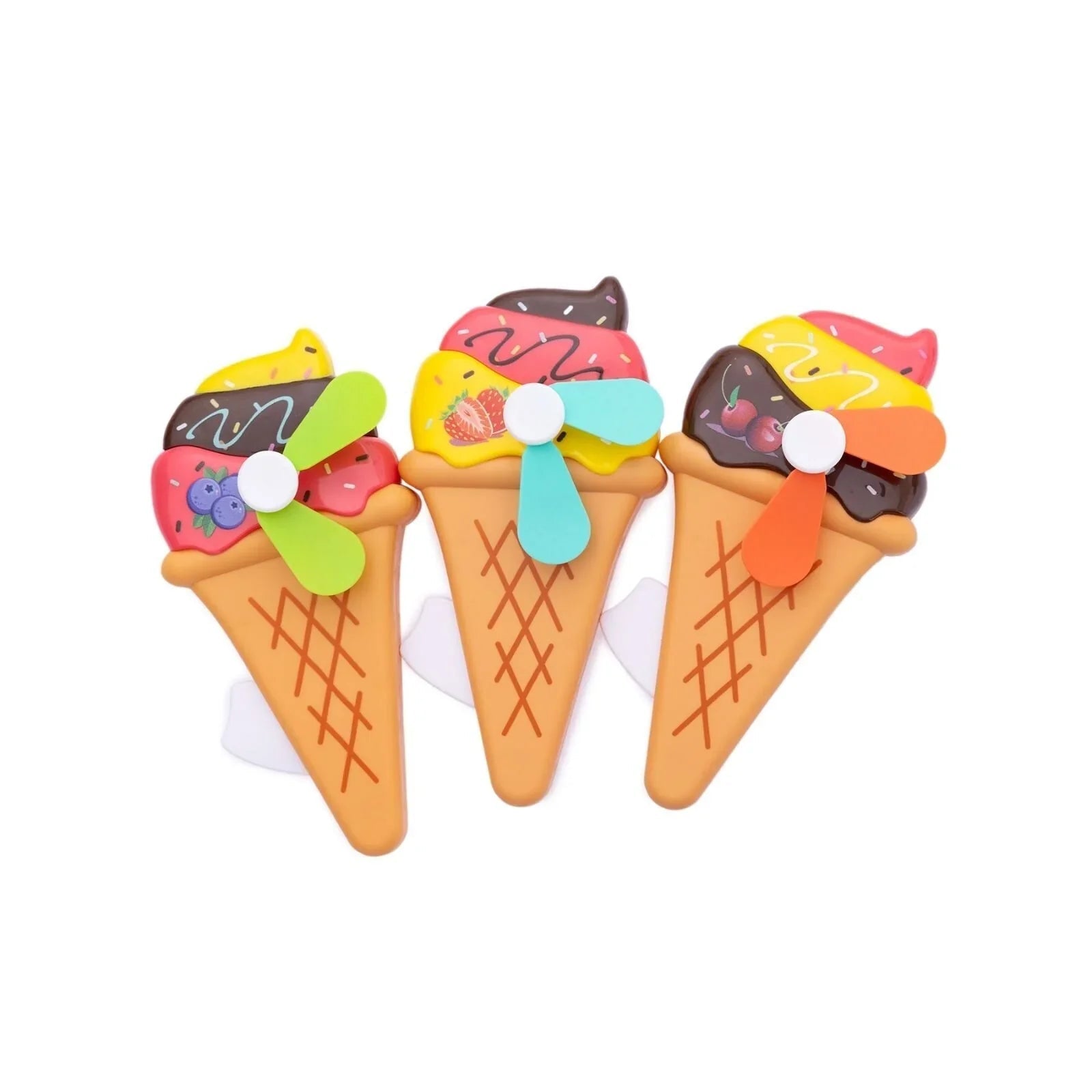 HZTB Ice Cream Big Hand Fan Assorted - mezetto ebebek ebebek