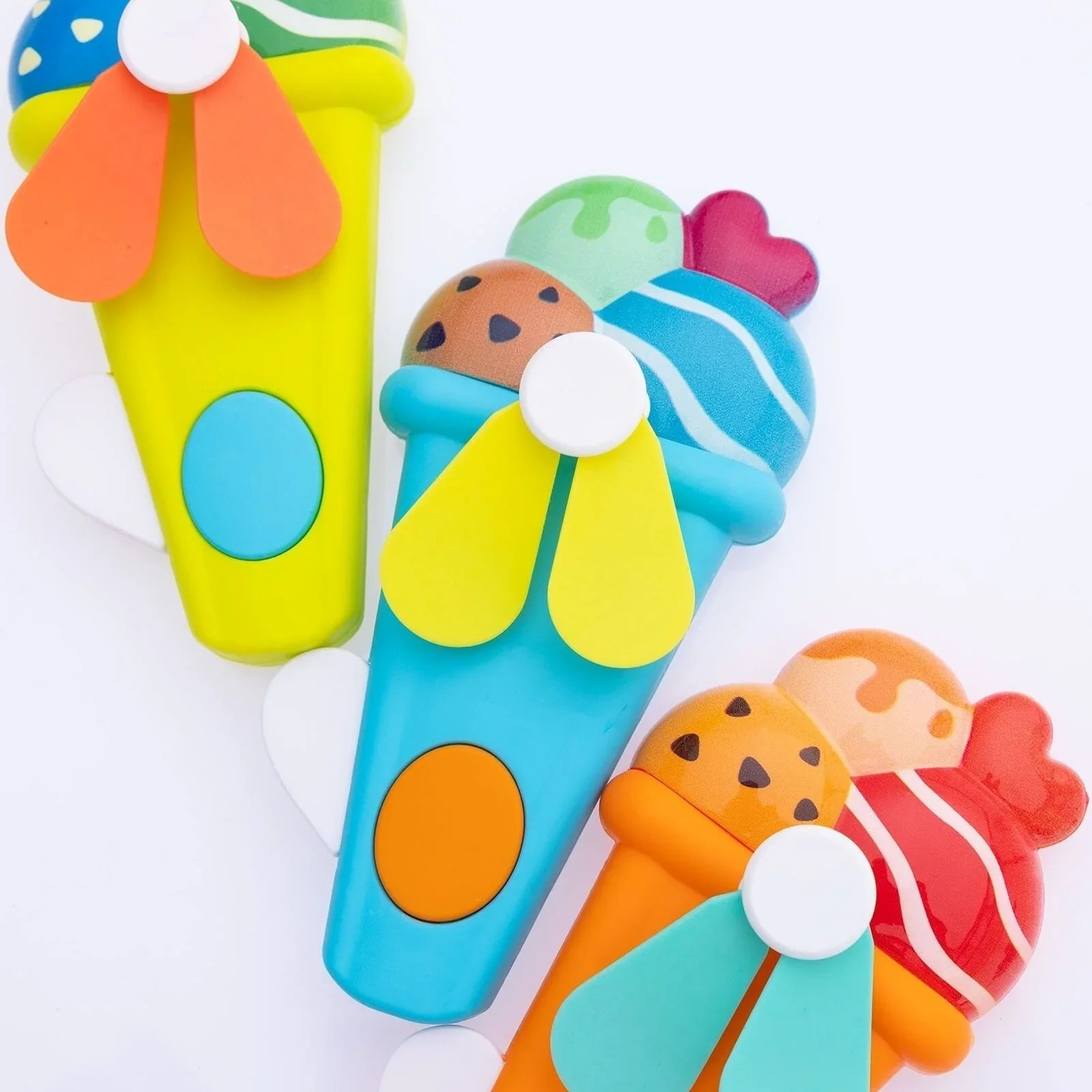 HZTB Ice Cream Hand Fan Assorted - mezetto ebebek ebebek