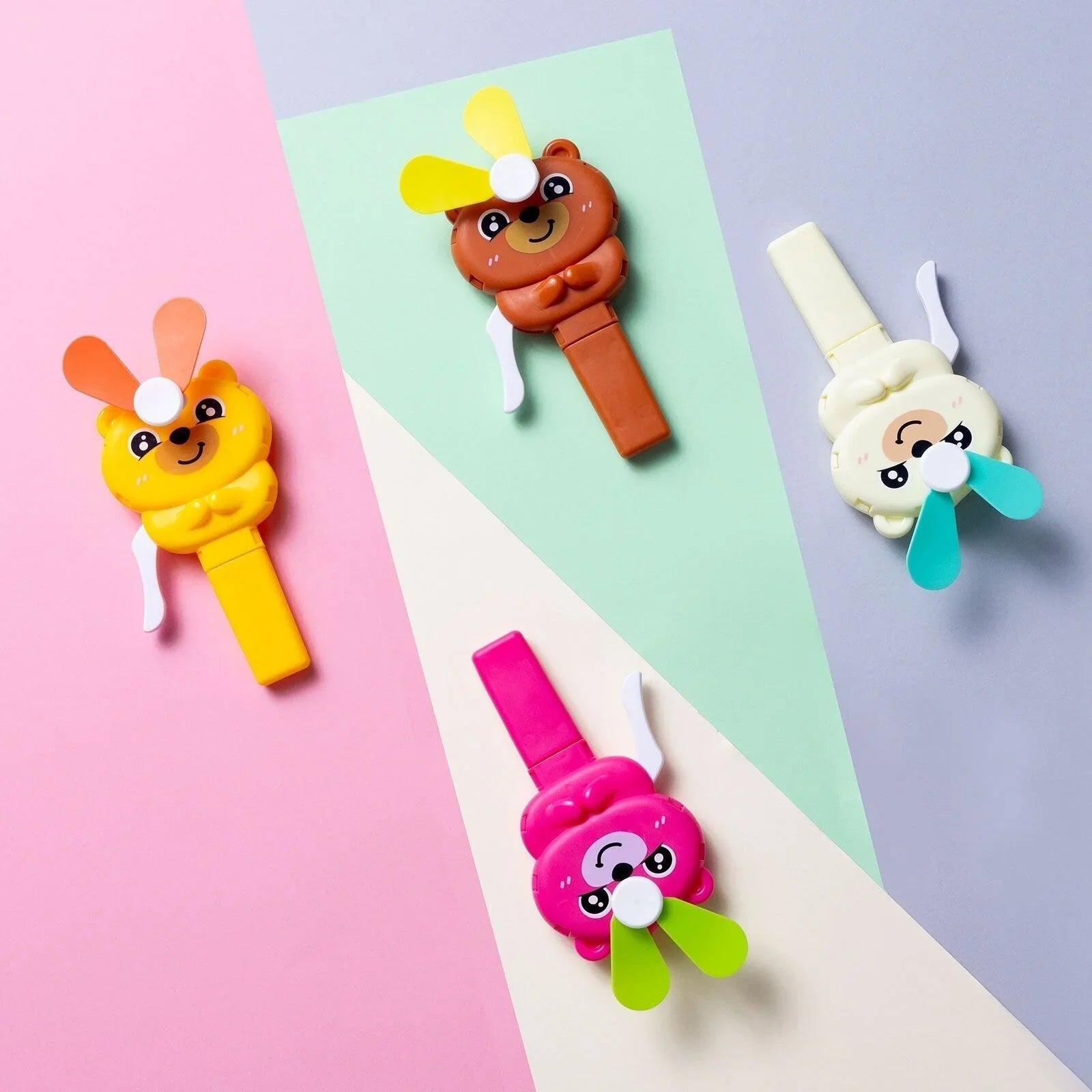 HZTB Teddy Hand Fan Assorted - mezetto ebebek ebebek