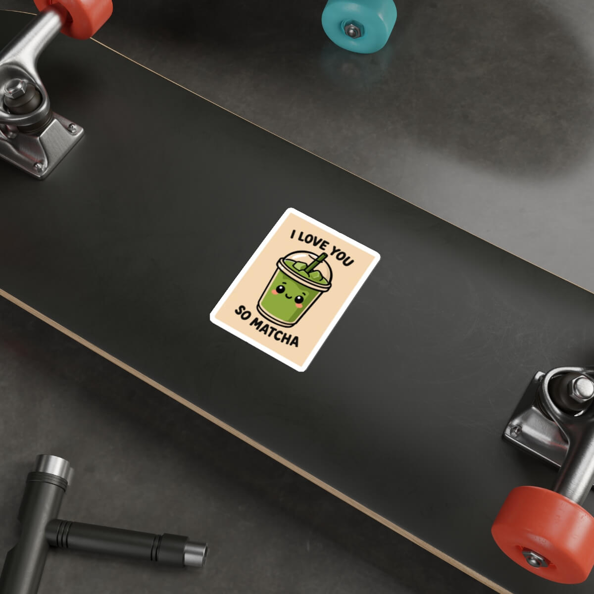 I Love You So Matcha Sticker - mezetto KEOLIX KEOLIX