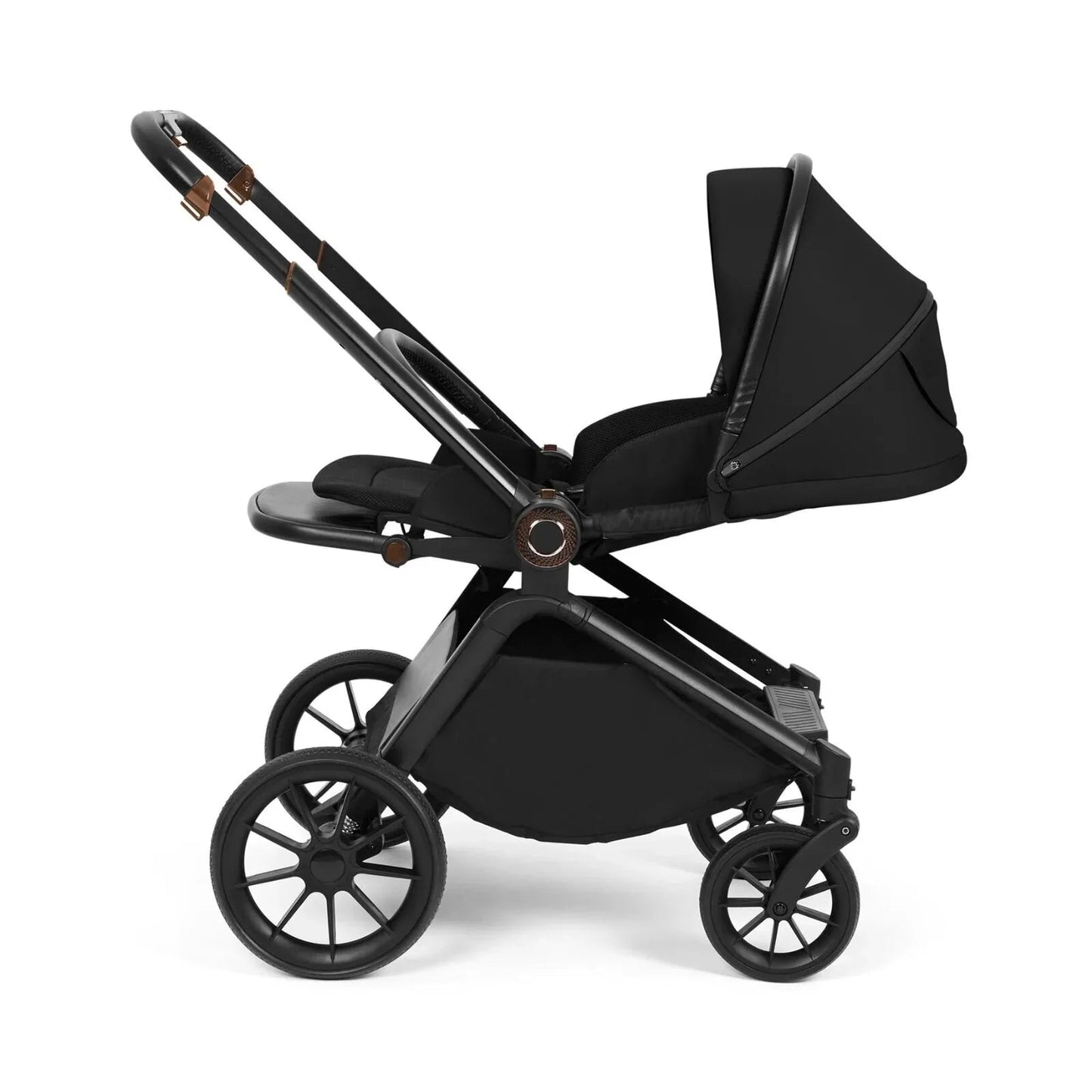 Ickle Bubba Altima Pram 9 pcs - Black - mezetto ebebek ebebek
