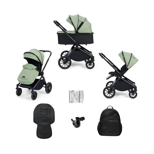 Ickle Bubba Altima Pram 9 pcs - Sage Green - mezetto ebebek ebebek