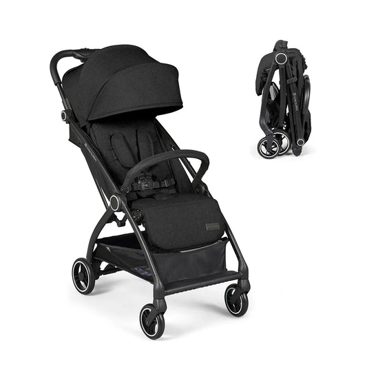 Ickle Bubba Aries Autofold Stroller - Black - mezetto ebebek ebebek
