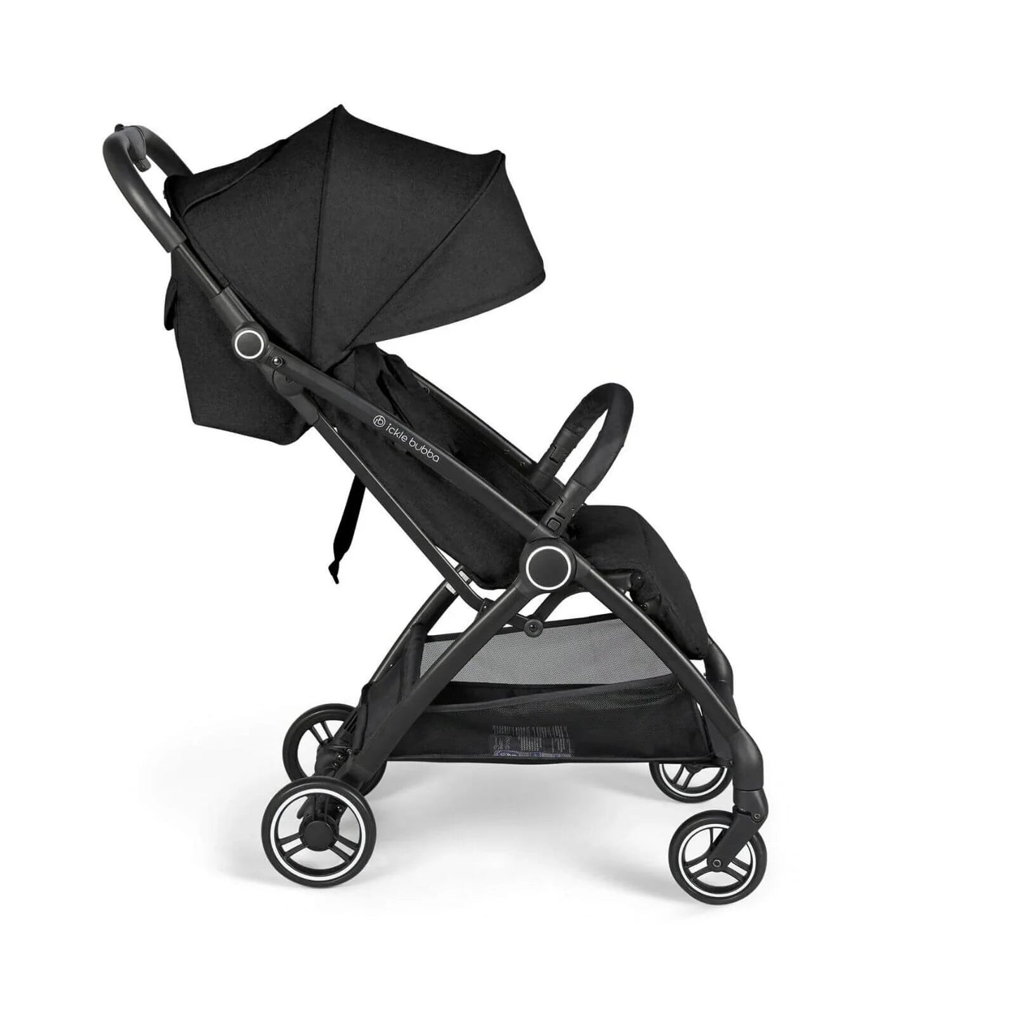 Ickle Bubba Aries Autofold Stroller - Black - mezetto ebebek ebebek