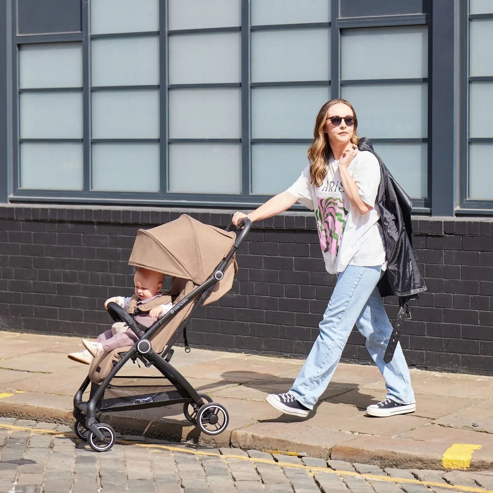 Ickle Bubba Aries Autofold Stroller - Graphite Grey - mezetto ebebek ebebek