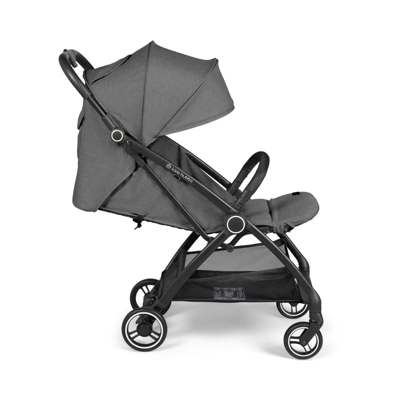 Ickle Bubba Aries Autofold Stroller - Graphite Grey - mezetto ebebek ebebek